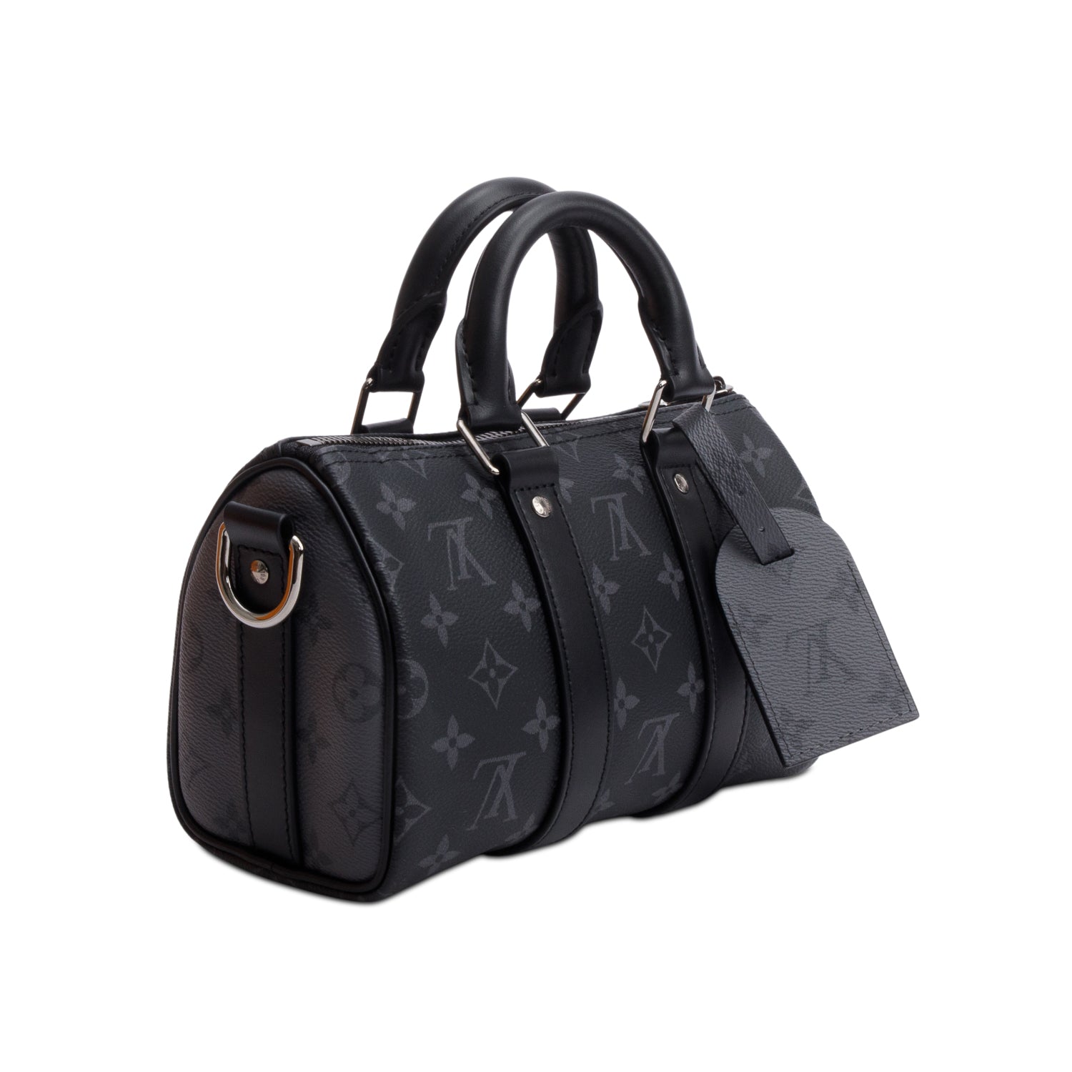Louis Vuitton Monogram Eclipse Speedy Bandouliere 25 w/ Box & Receipt, Strap
