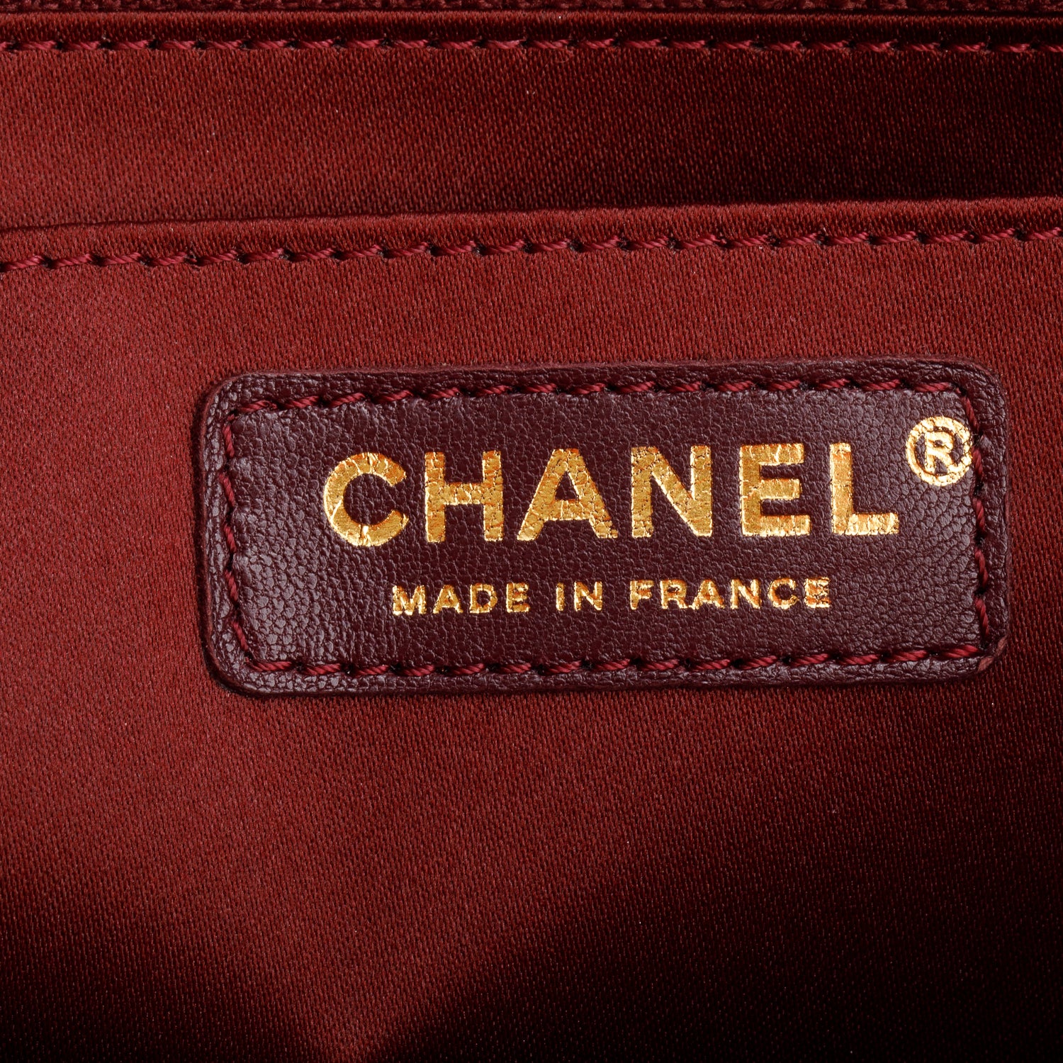 Chanel Beige Lambskin Leather Large Golden Class Flap Bag w/ Box, Receipt & Authenticity Card