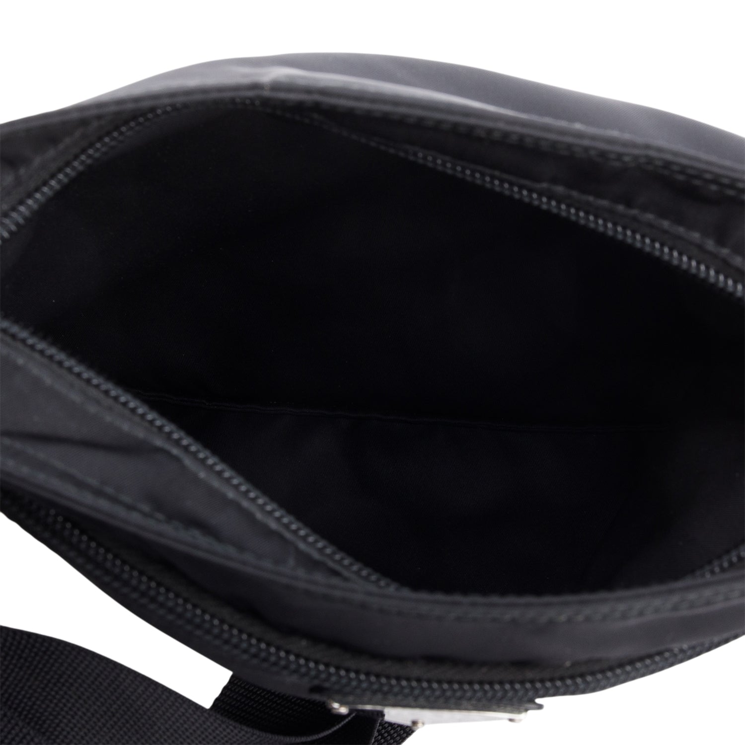 Prada Black Tessuto Nylon Vela Flat Messenger Bag
