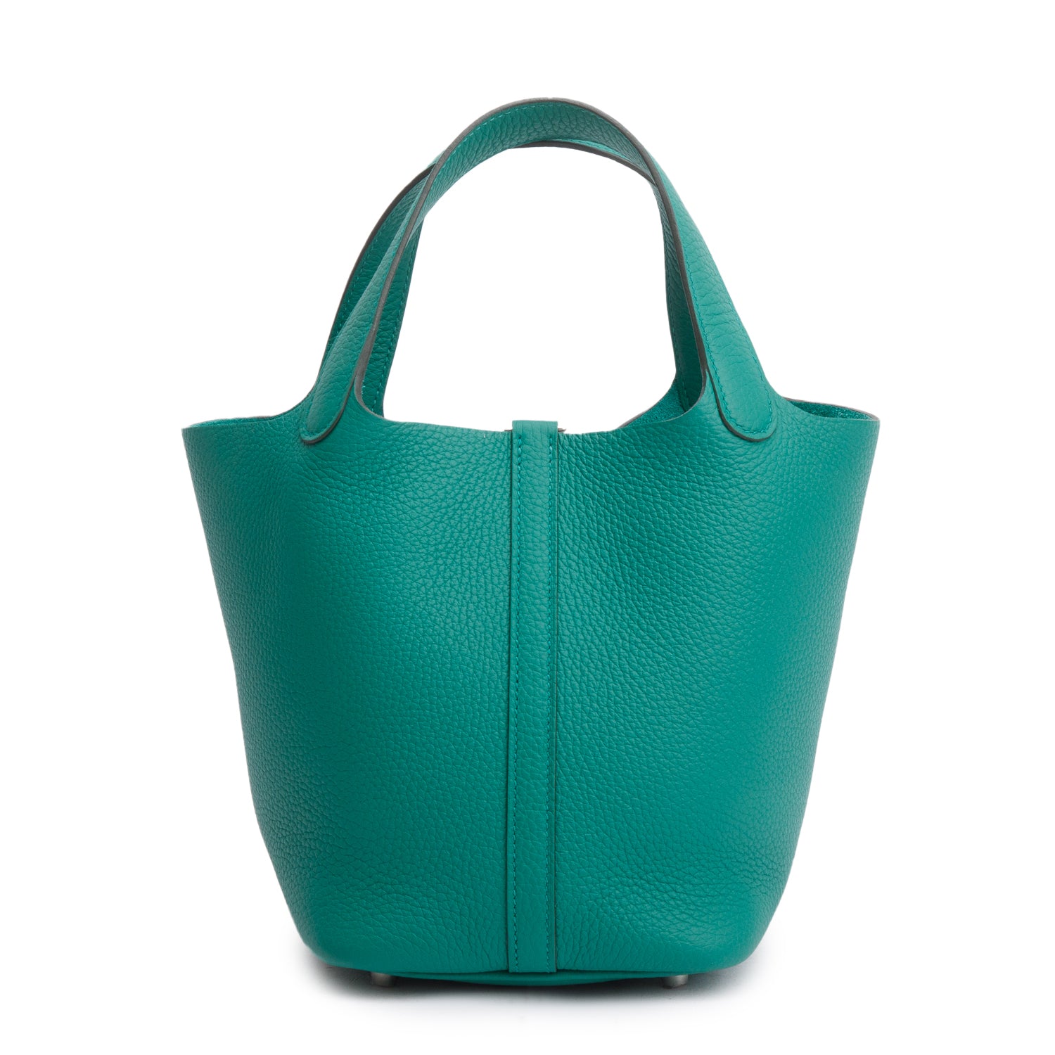 Hermes 2024 Vert Vertigo Taurillon Clemence Picotin Lock 18 w/ Box & Receipt