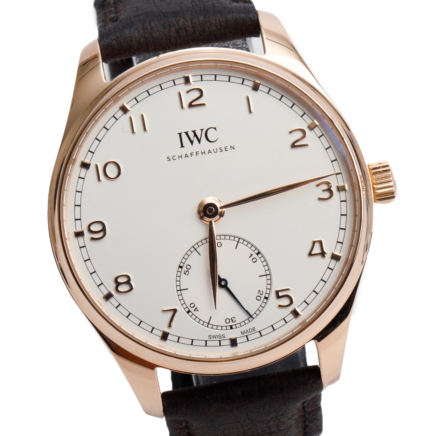 IWC 18k Rose Gold Portuguese 40 MM Automatic Watch IW358306
