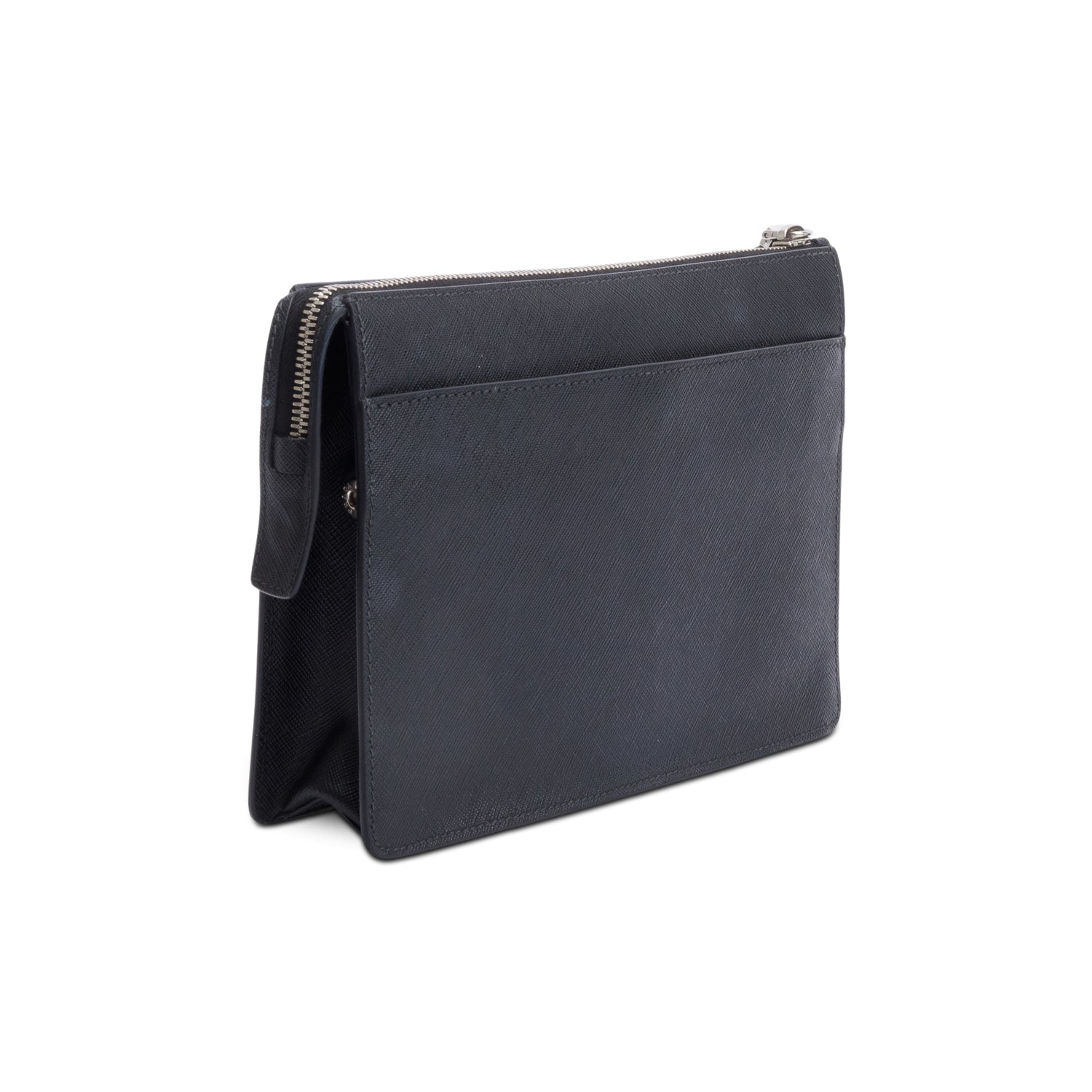 Prada Black Saffiano Leather Pouch