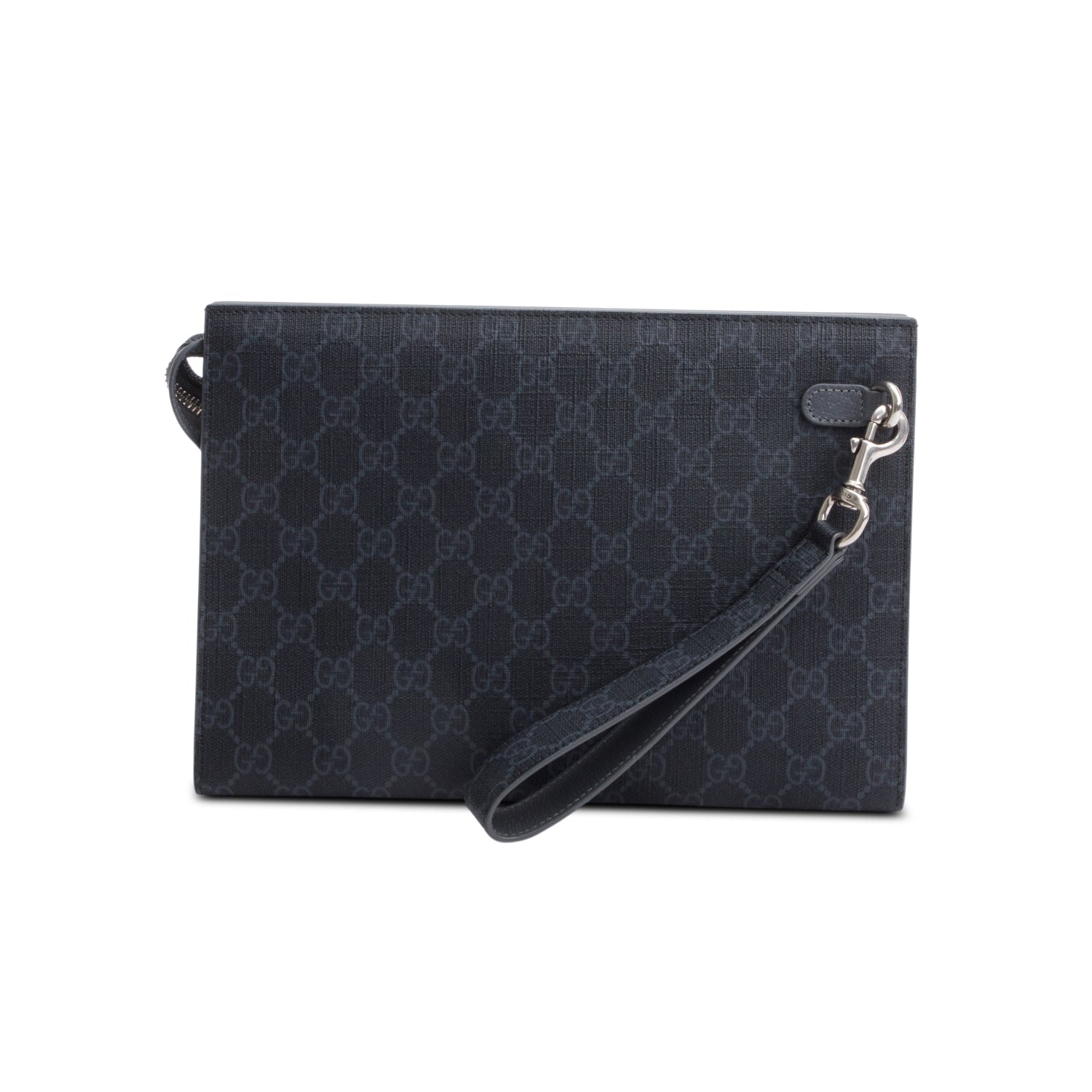 Gucci GG Supreme Bi-Color Small Wristlet Pouch