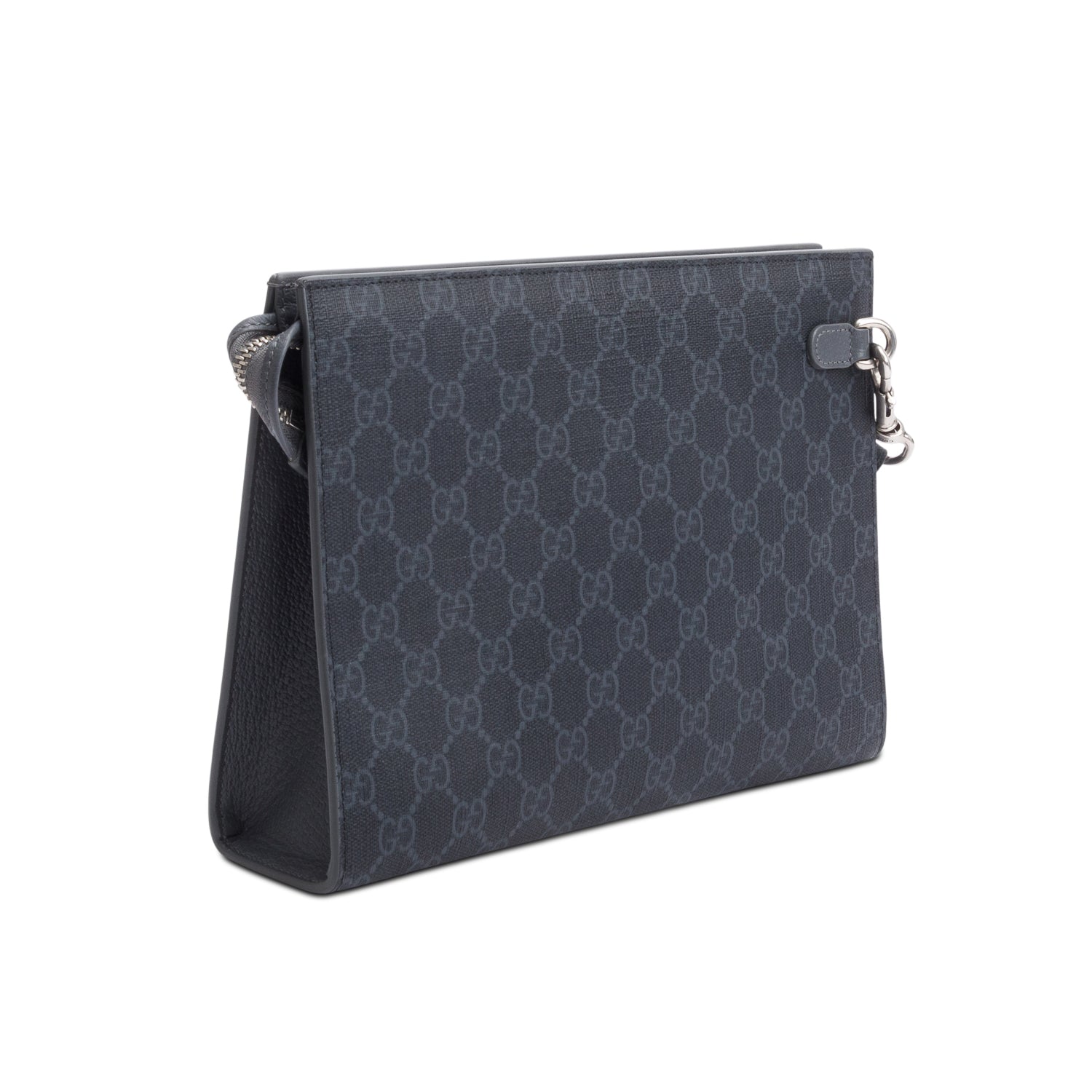 Gucci GG Supreme Bi-Color Small Wristlet Pouch