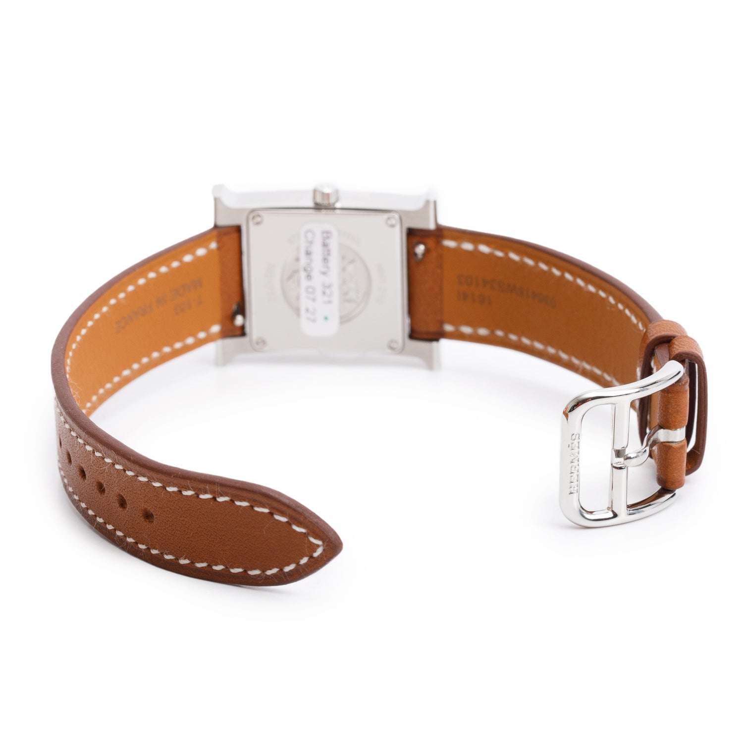 Hermes 2025 Stainless Steel Heure H Mini Model 21 MM Watch w/ Box & Papers