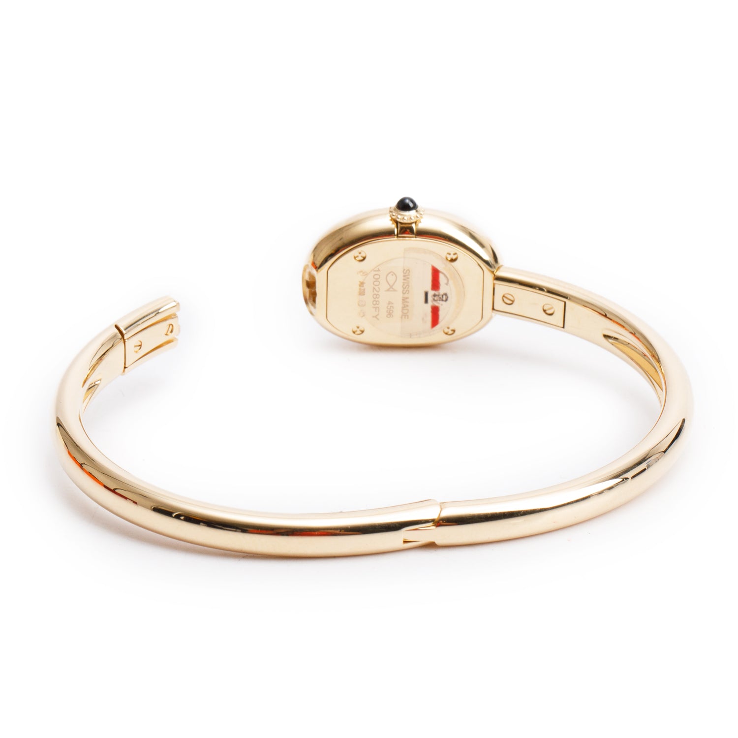 Cartier 2025 18k Yellow Gold Baignoire Quartz Watch, Mini Model 4596 w/ Box, Receipt & Papers