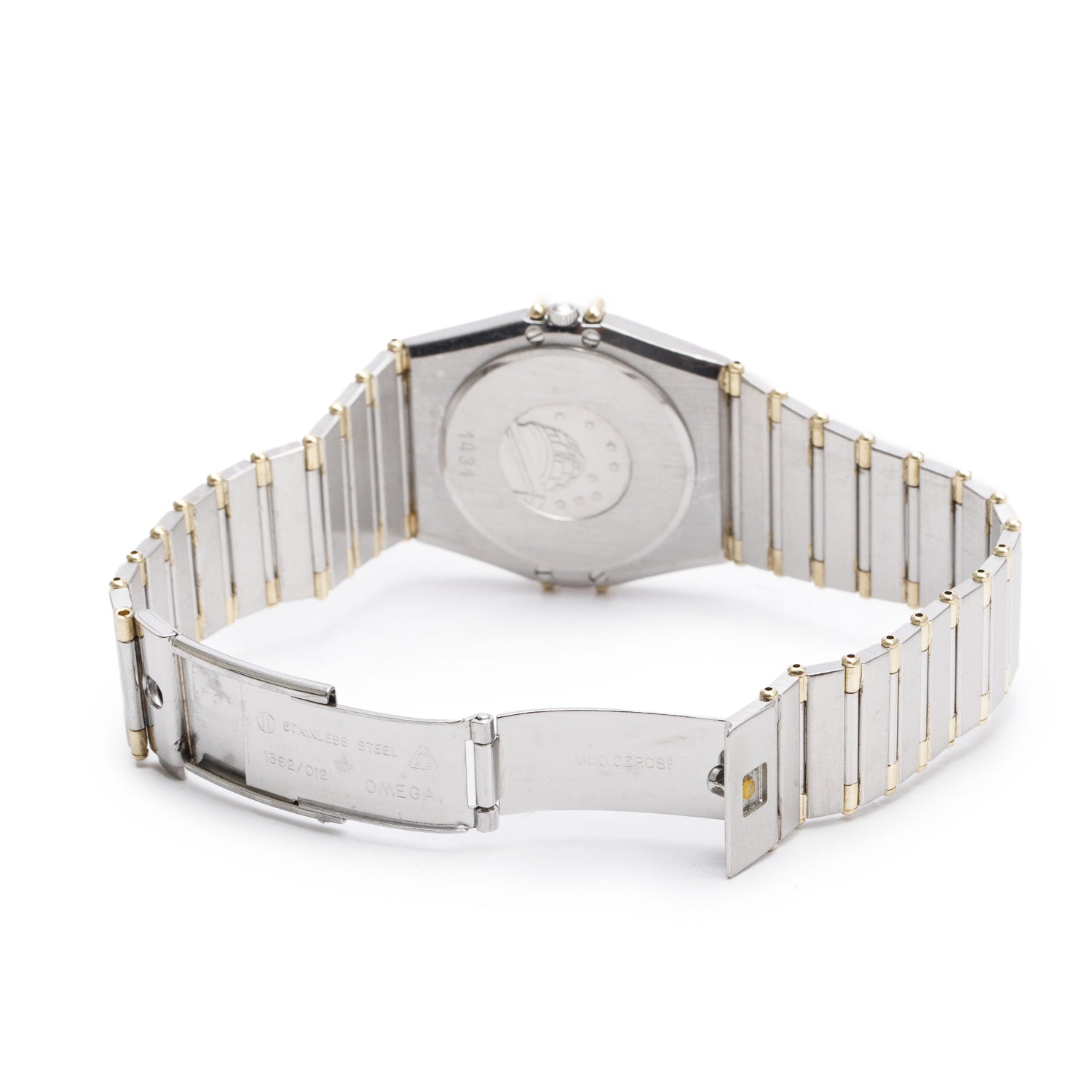 Omega Stainless Steel & 18k Yellow Gold Constellation 33 MM Quartz Watch