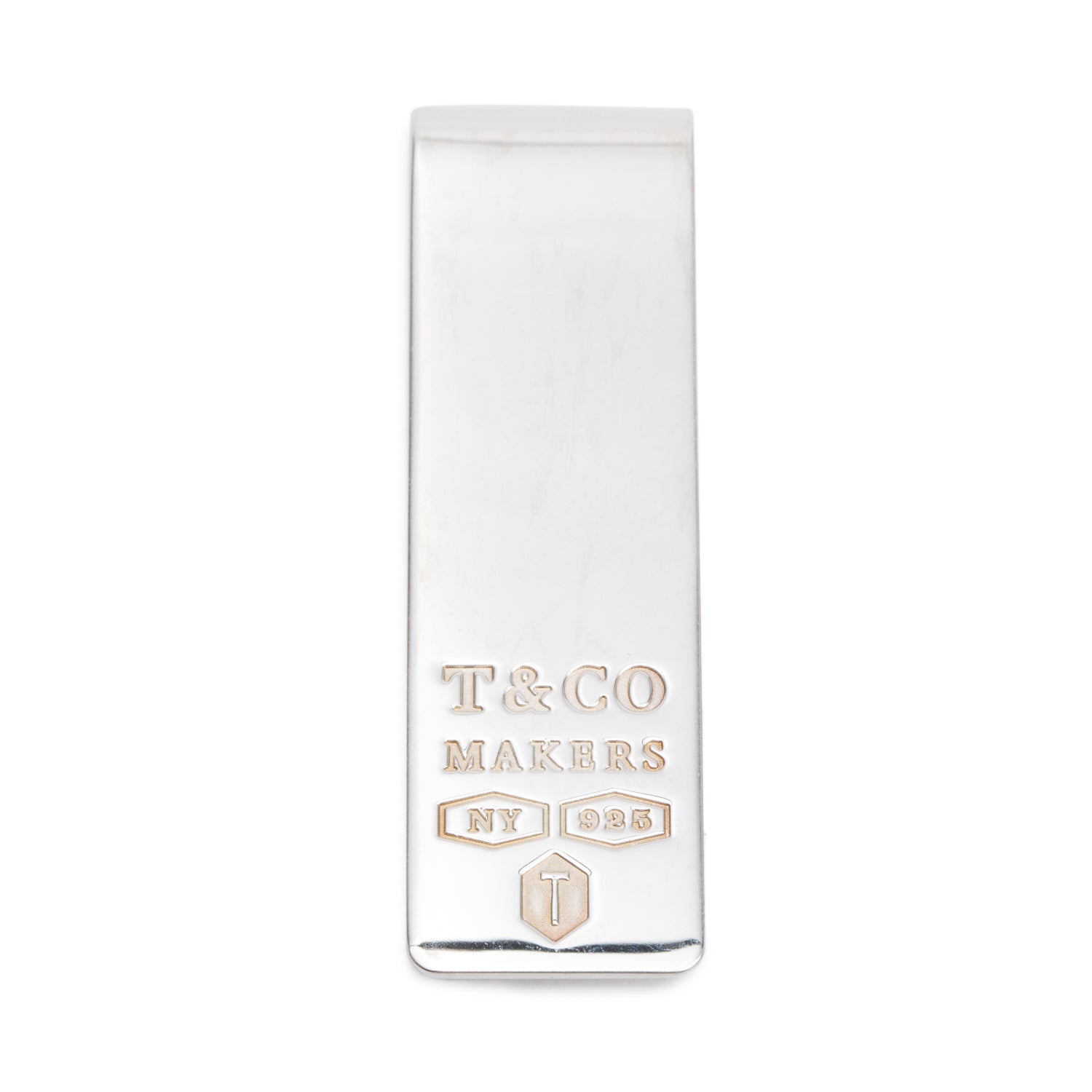Tiffany & Co. Sterling Silver 1837 Makers Narrow Money Clip