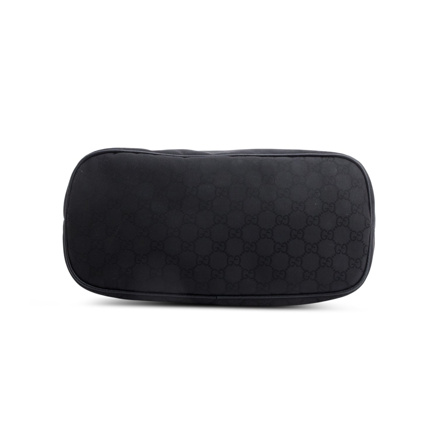 Gucci Black GG Canvas Dome Bag w/ Strap