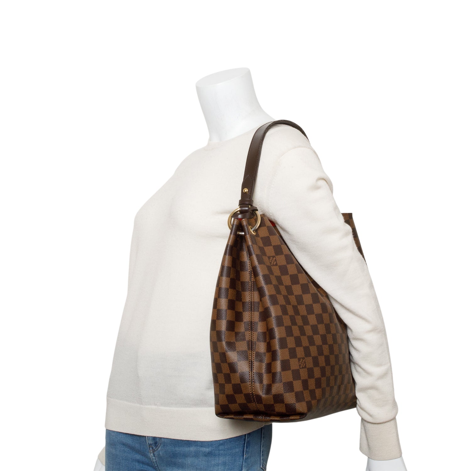 Louis Vuitton Damier Ebene Graceful MM w/ Box