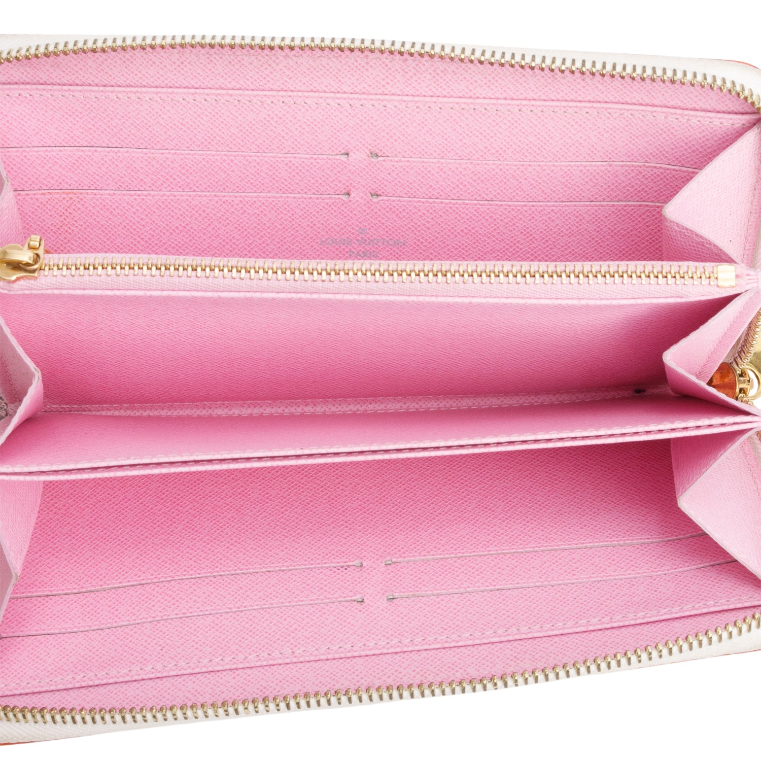Louis Vuitton White Multicolore Monogram Zippy Wallet w/ Box