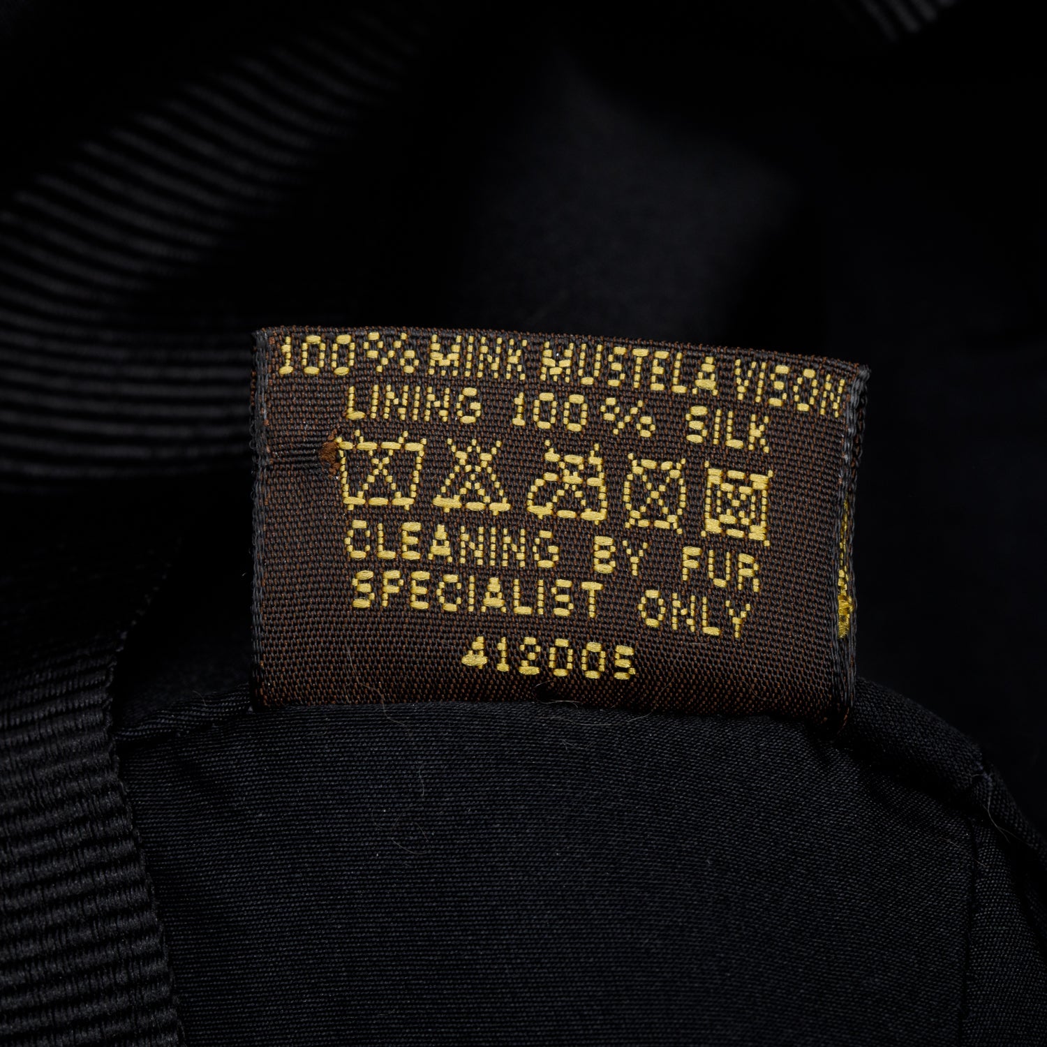 Louis Vuitton Brown Monogram Mink Bell Hat, Size S