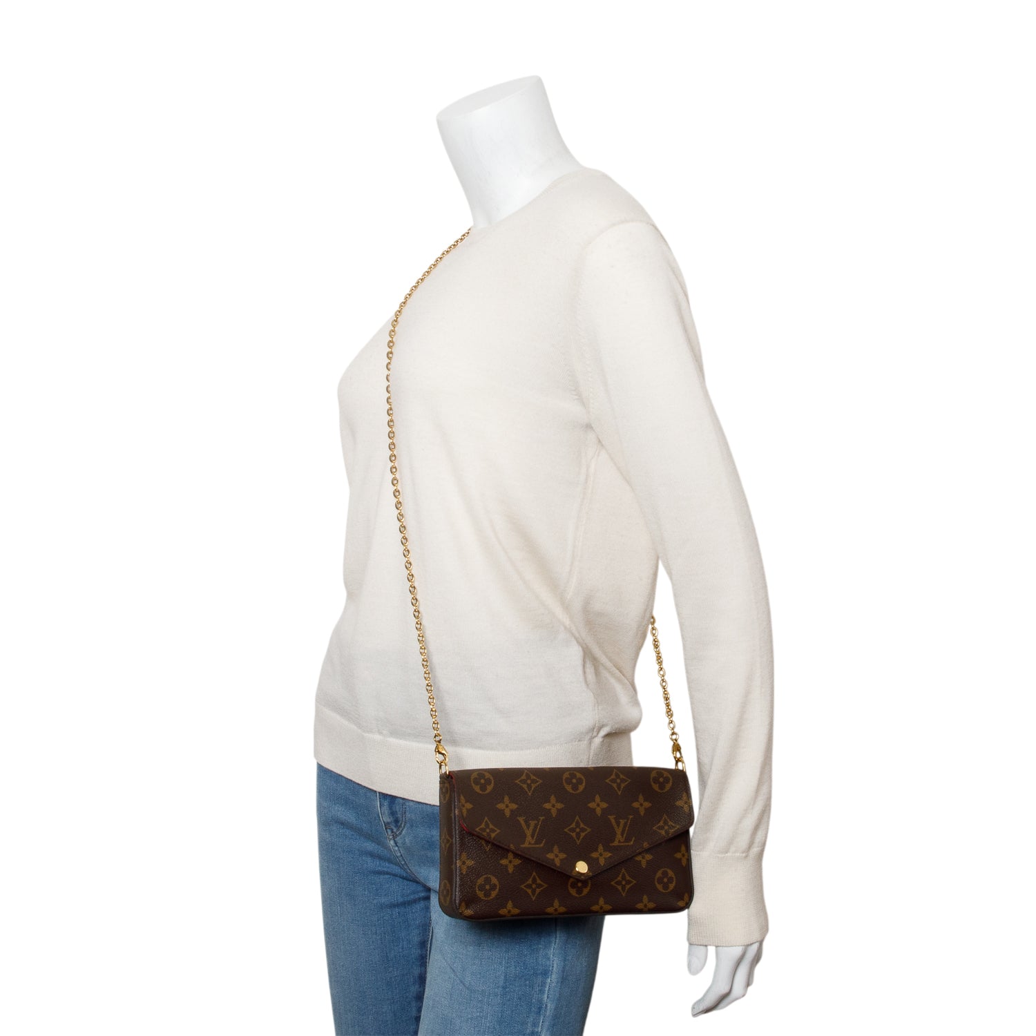 Louis Vuitton Monogram Felicie Pochette w/ Inserts
