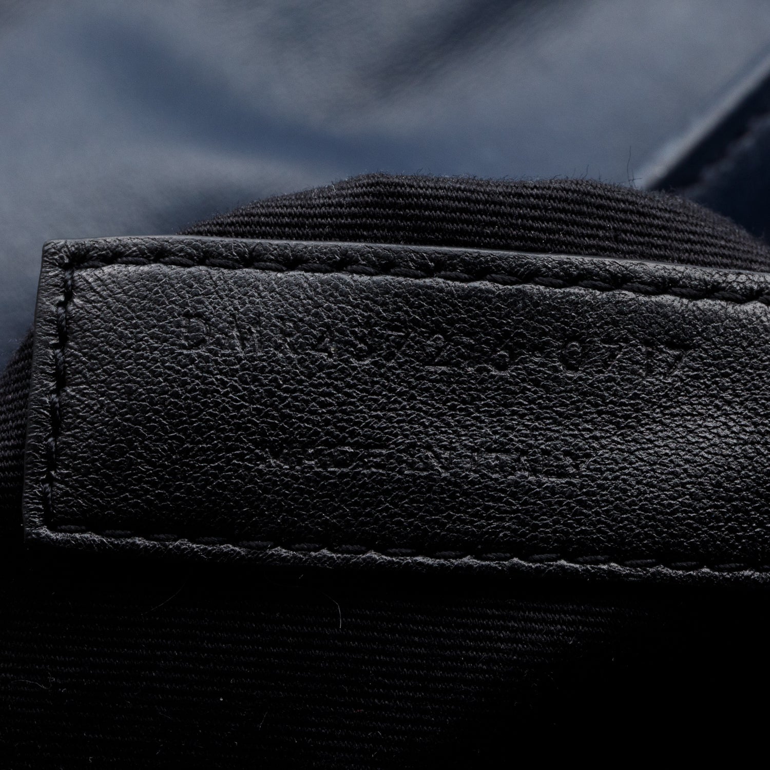 Saint Laurent Navy Quilted Leather Medium Loulou Monogram Shoulder Bag