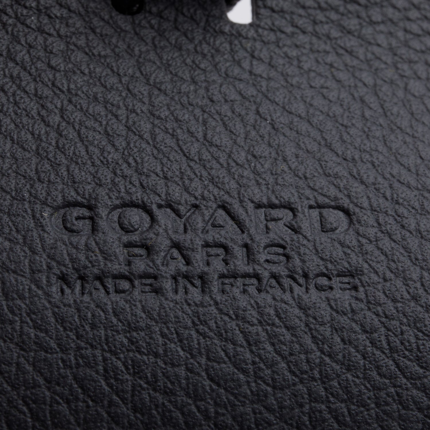 Goyard 2020 Grey Leather Croc Universal Bag Clip w/ Box