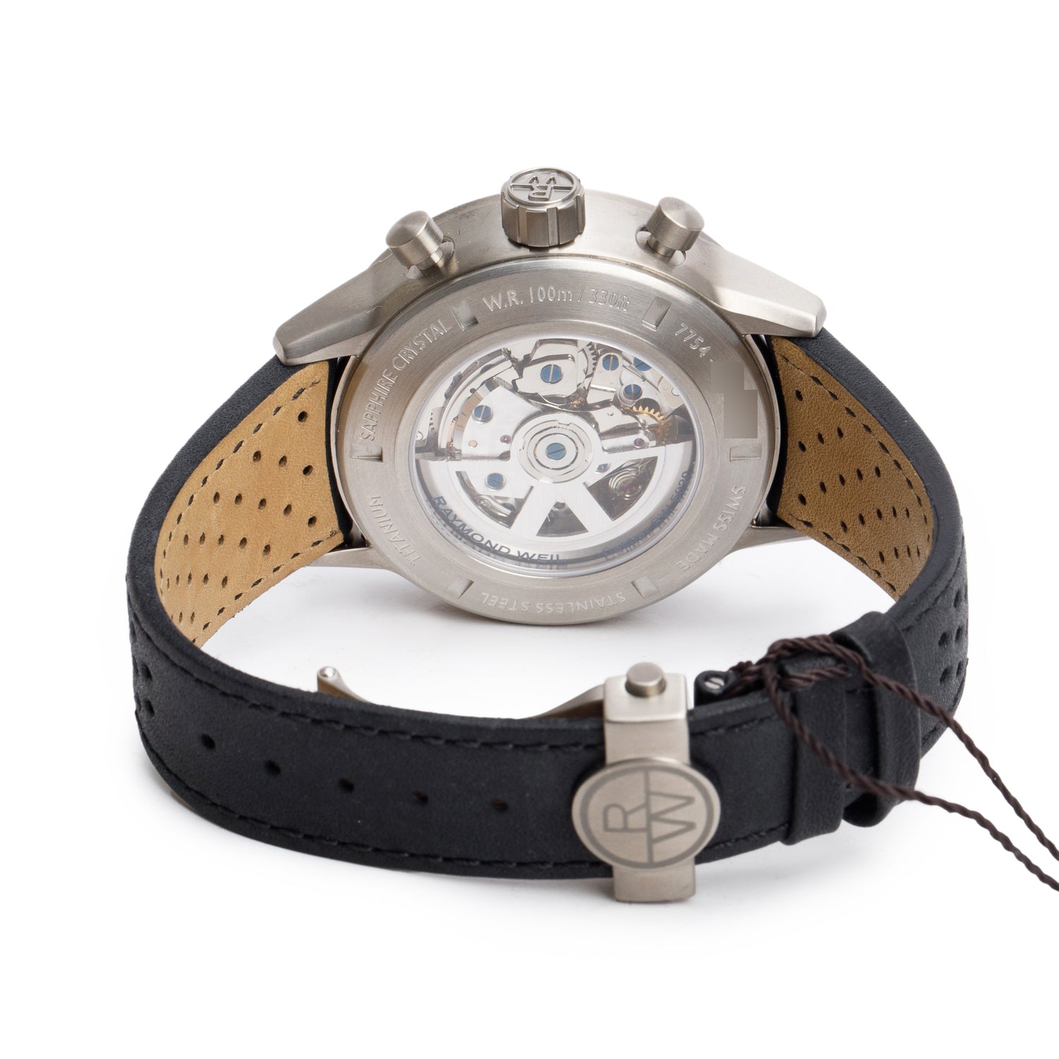 Raymond Weil Titanium Freelancer Piper 45 MM GMT Chronograph Automatic Watch w/ Box & Papers