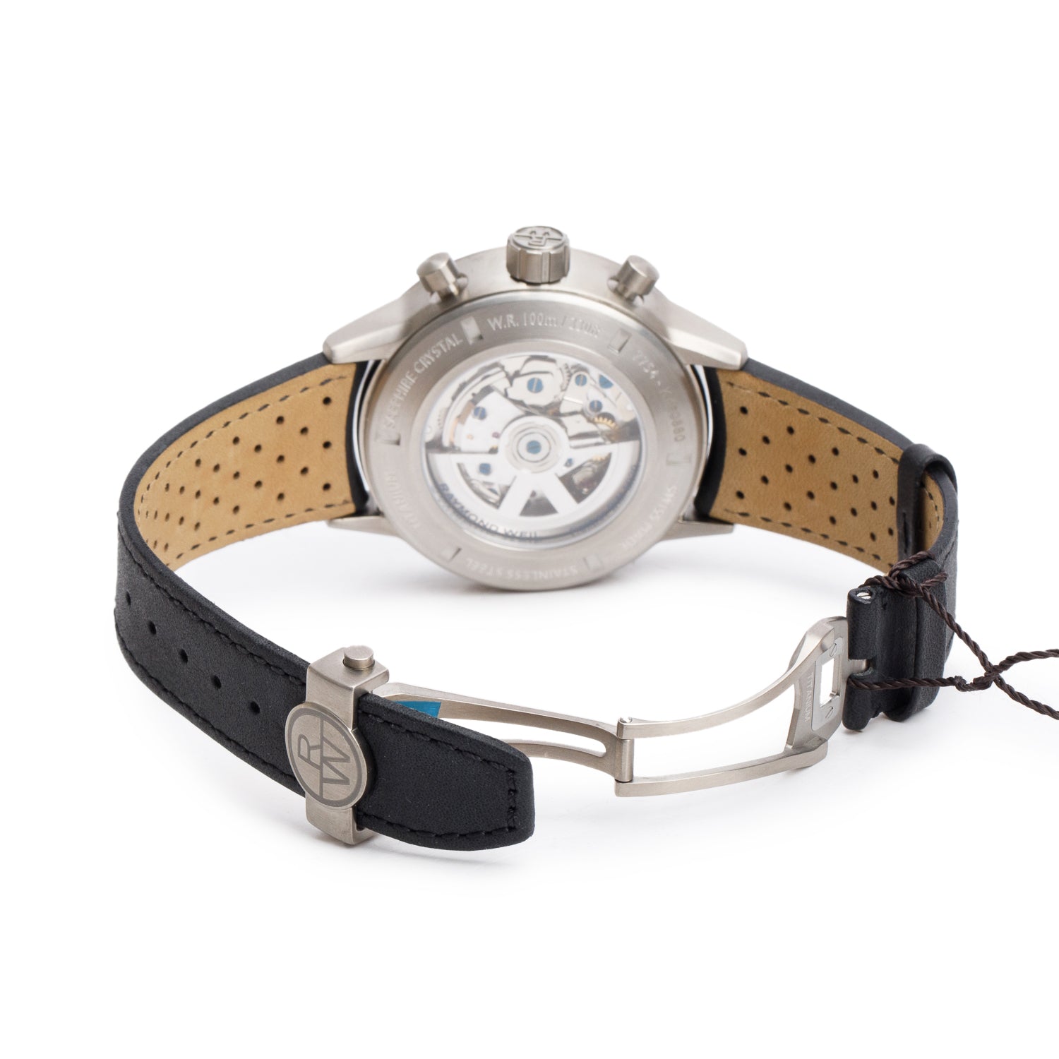 Raymond Weil Titanium Freelancer Piper 45 MM GMT Chronograph Automatic Watch w/ Box & Papers