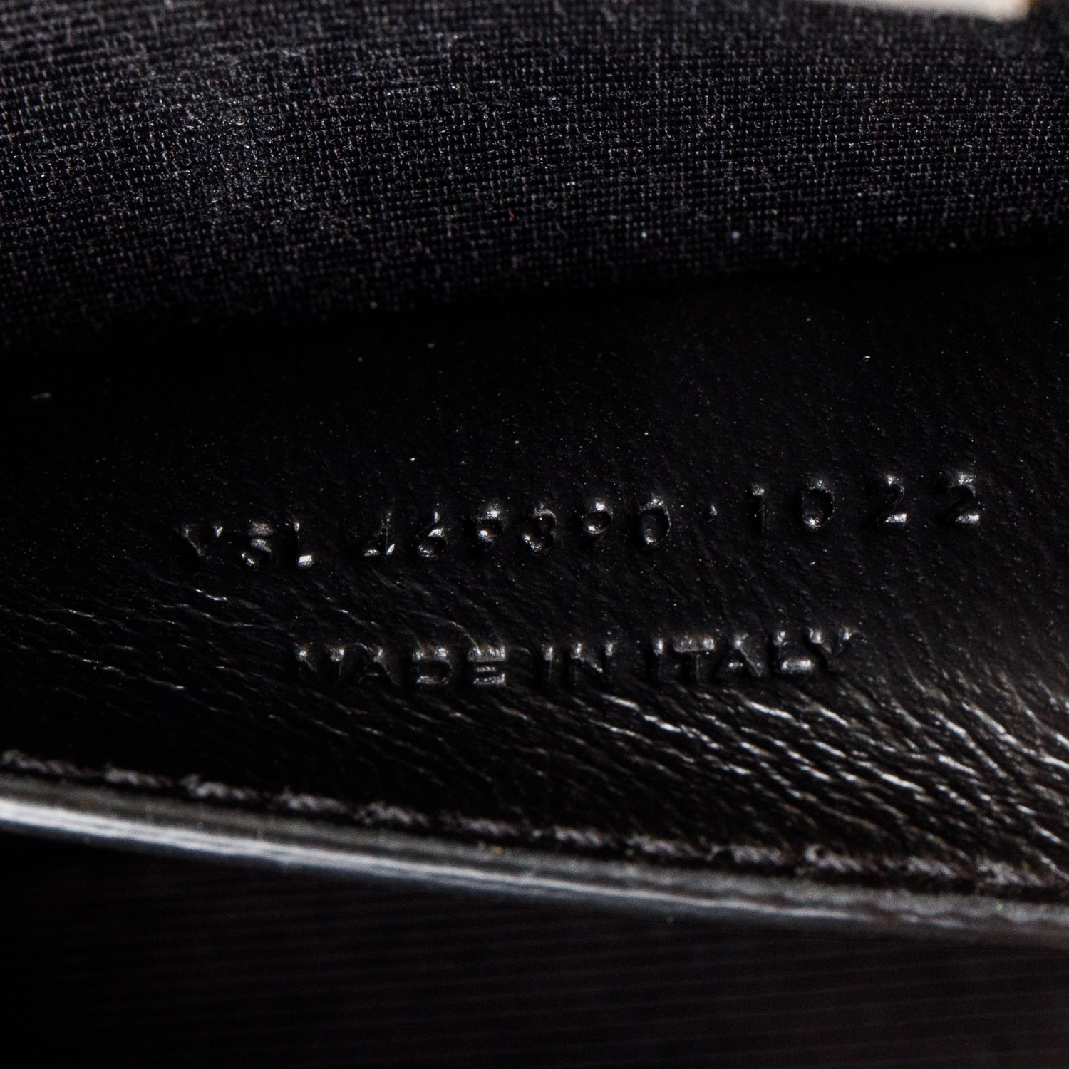 Saint Laurent 2022 Black Grain De Poudre Leather Small Monogram Kate Bag w/ Box