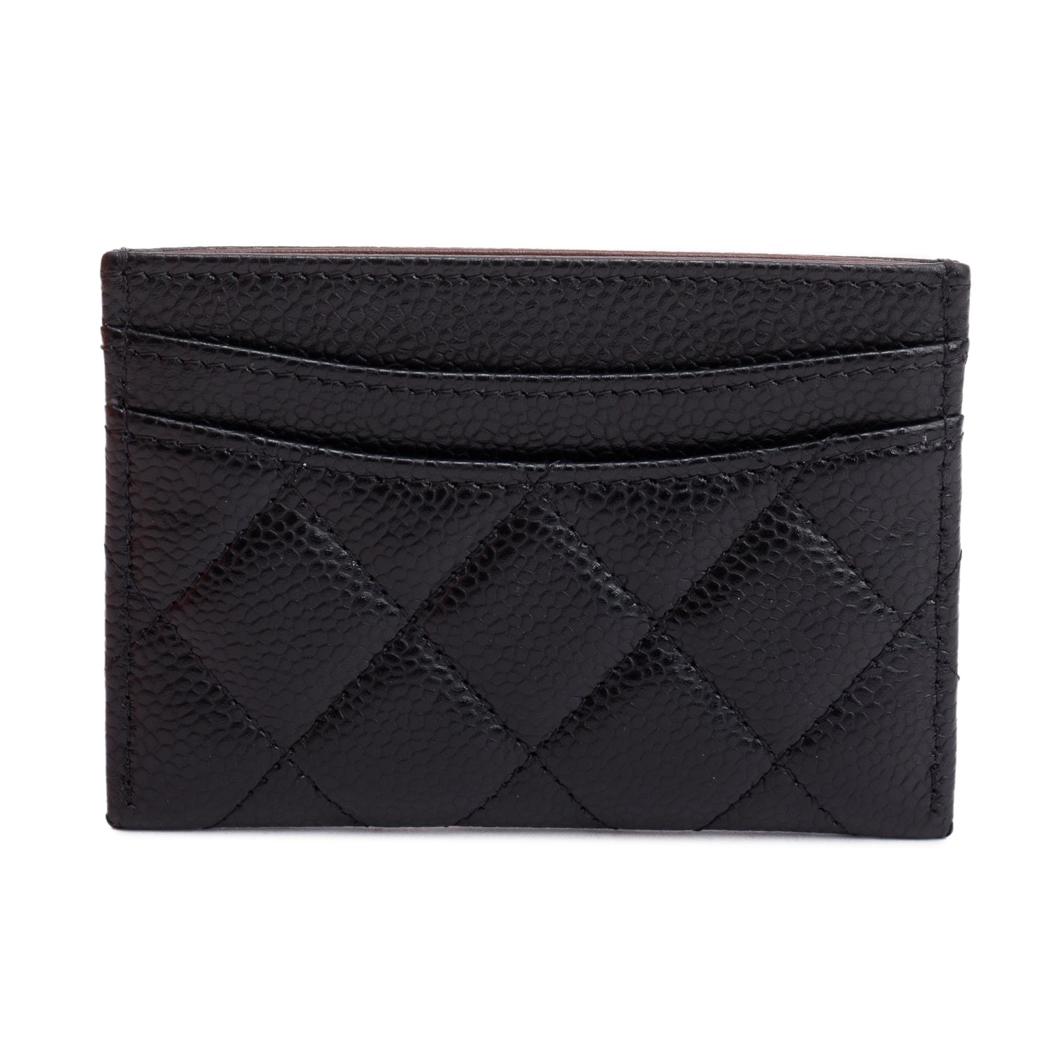 Chanel 2024 Black Caviar Leather Classic Card Holder w/ Box