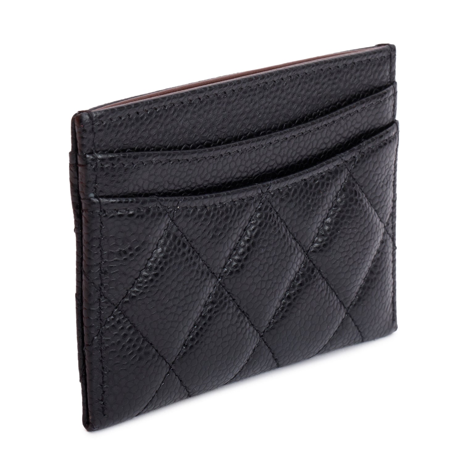 Chanel 2024 Black Caviar Leather Classic Card Holder w/ Box