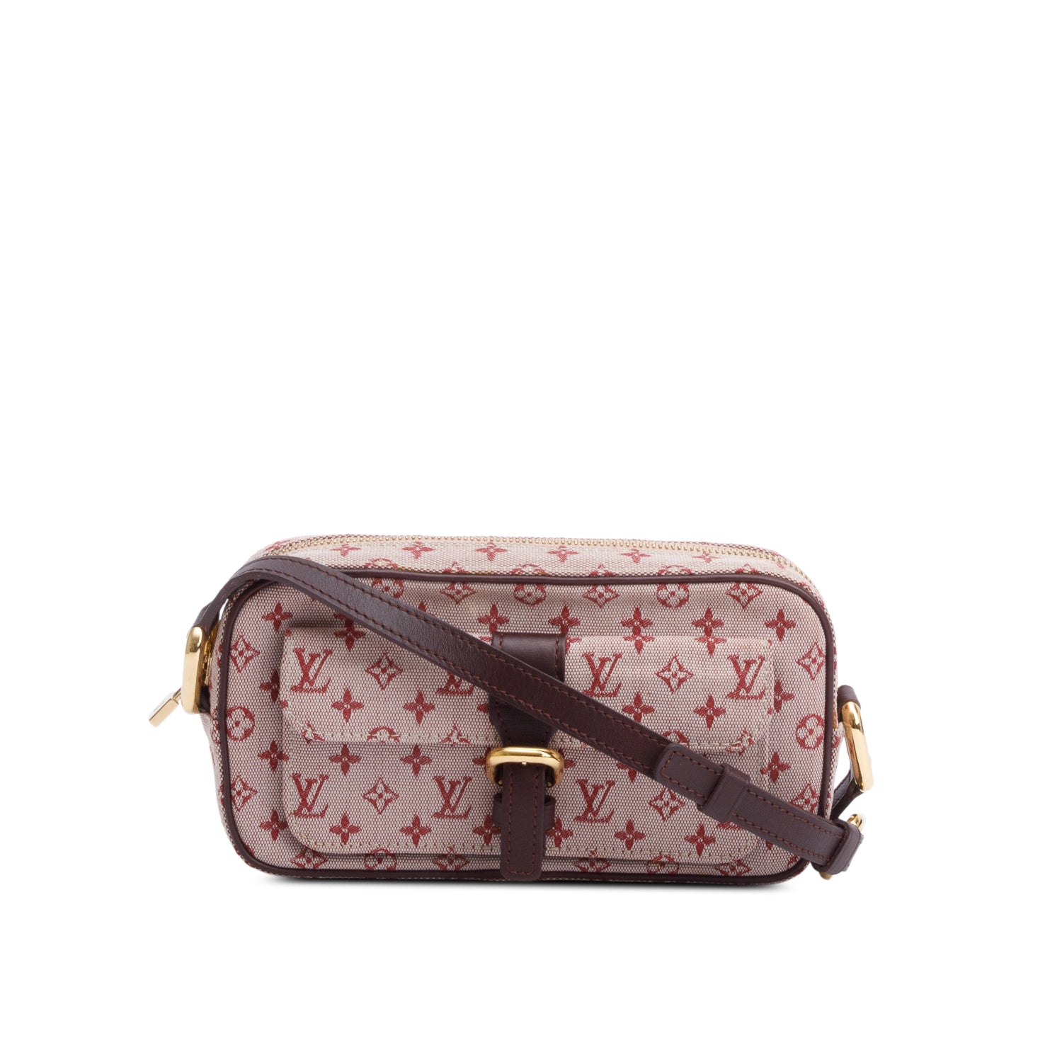 Louis Vuitton Burgundy Monogram Mini Lin Juliette Crossbody Bag