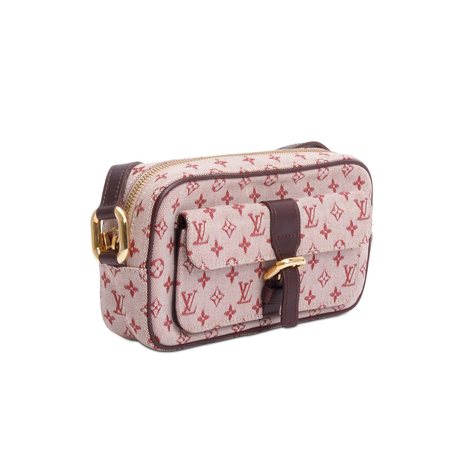 Louis Vuitton Burgundy Monogram Mini Lin Juliette Crossbody Bag