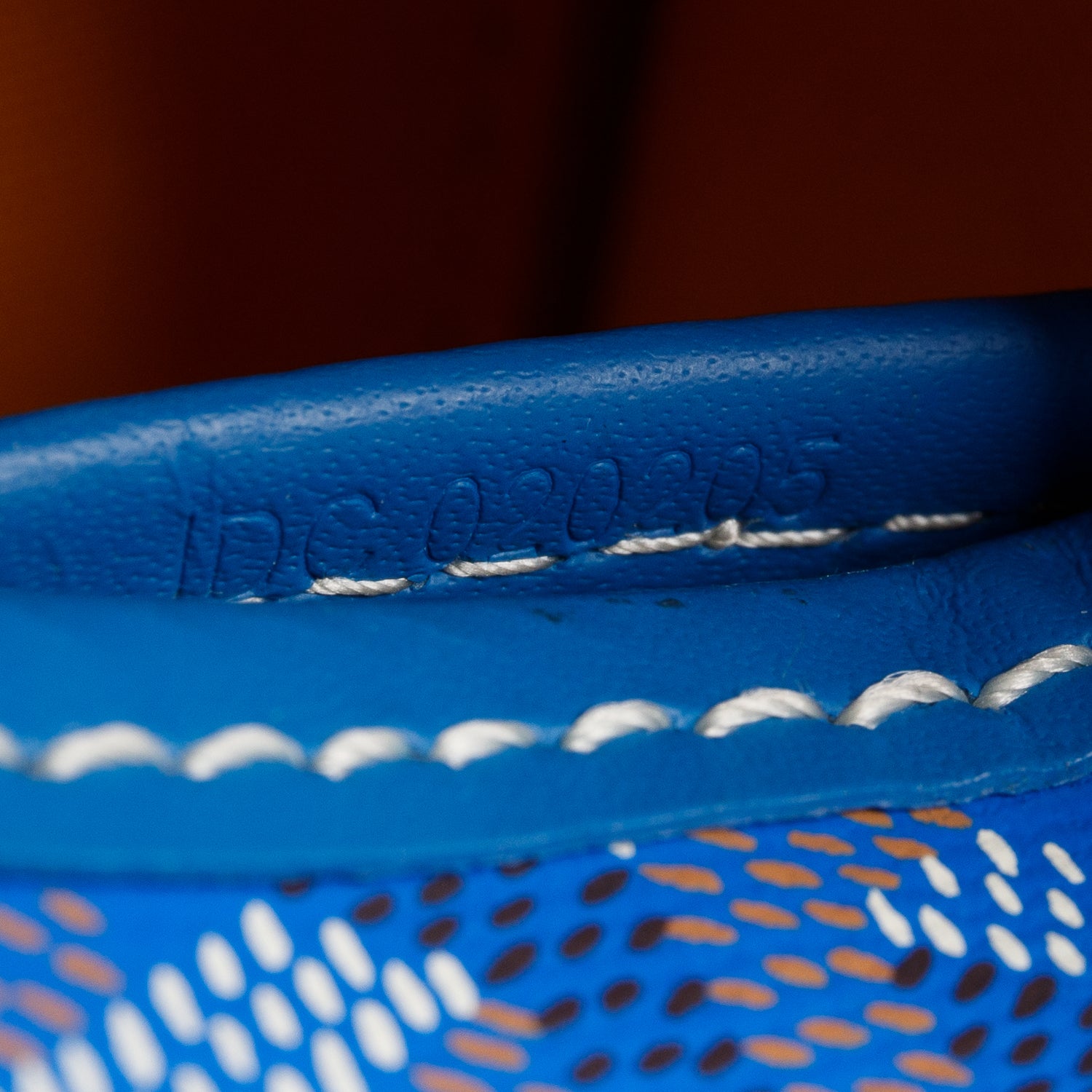 Goyard 2020 Blue Leather & Monogram Canvas Belvedere II PM Crossbody Bag