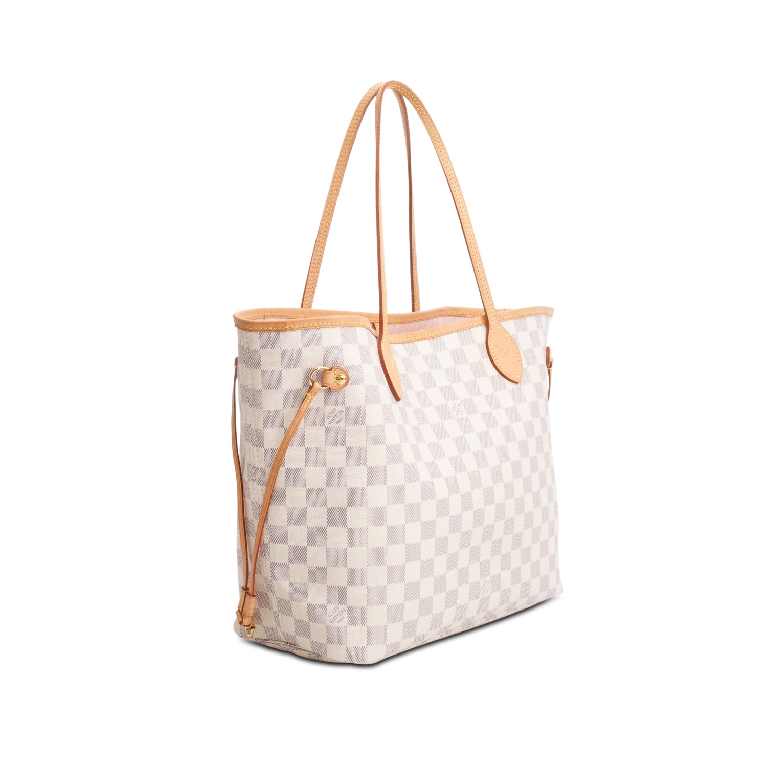 Louis Vuitton 2021 Damier Azur Neverfull MM w/ Pouch, Box & Receipt