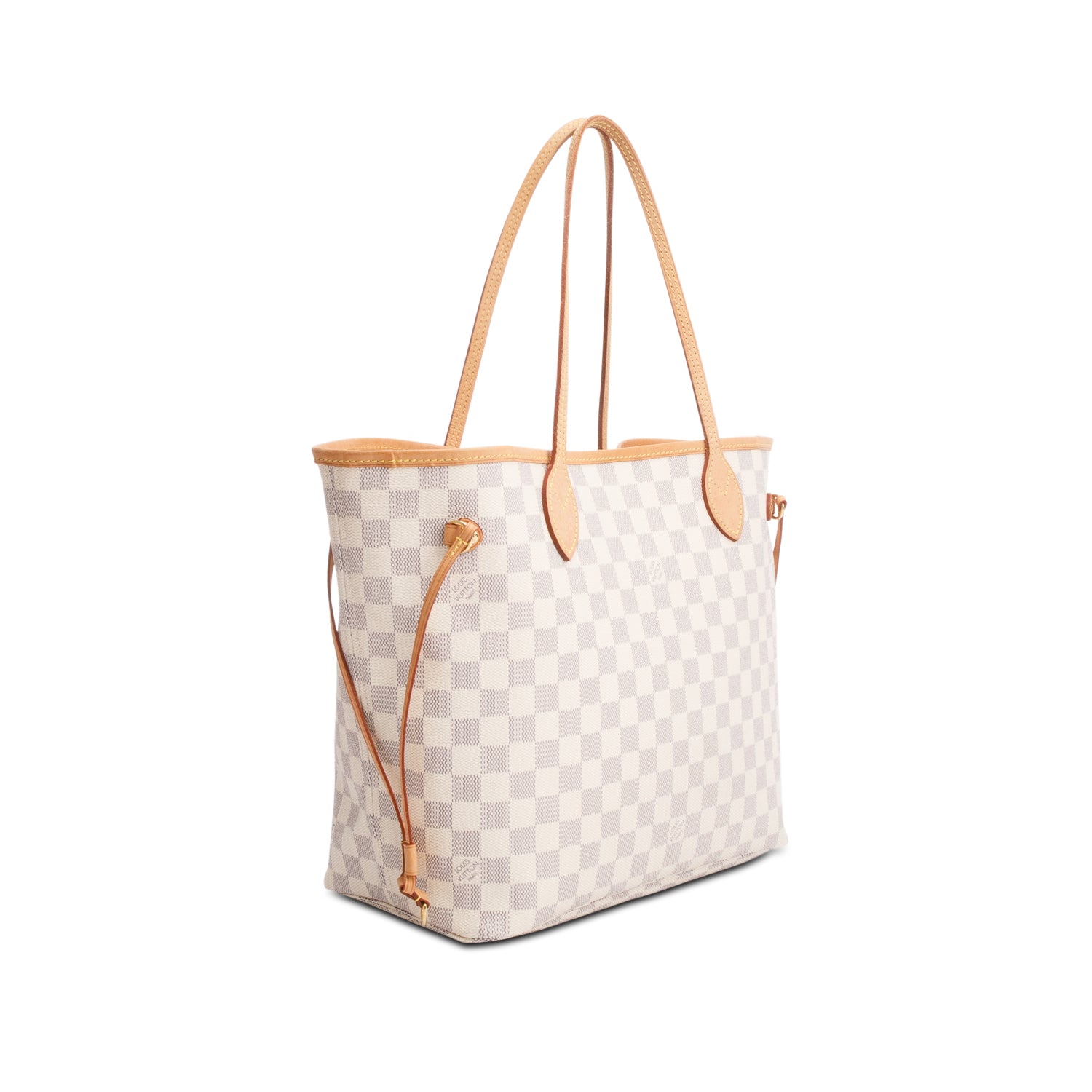 Louis Vuitton 2021 Damier Azur Neverfull MM w/ Pouch, Box & Receipt