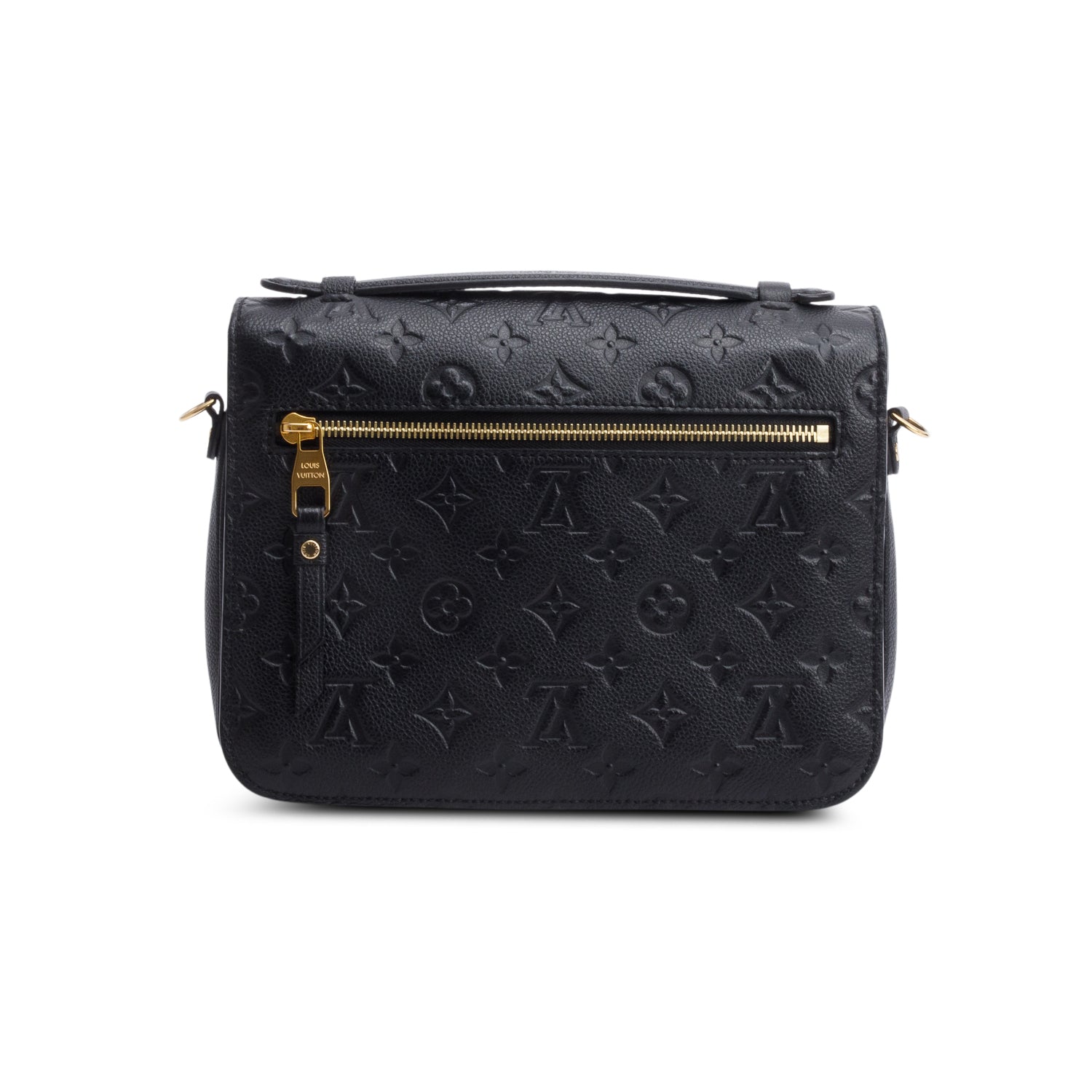 Louis Vuitton Black Monogram Empreinte Leather Pochette Metis