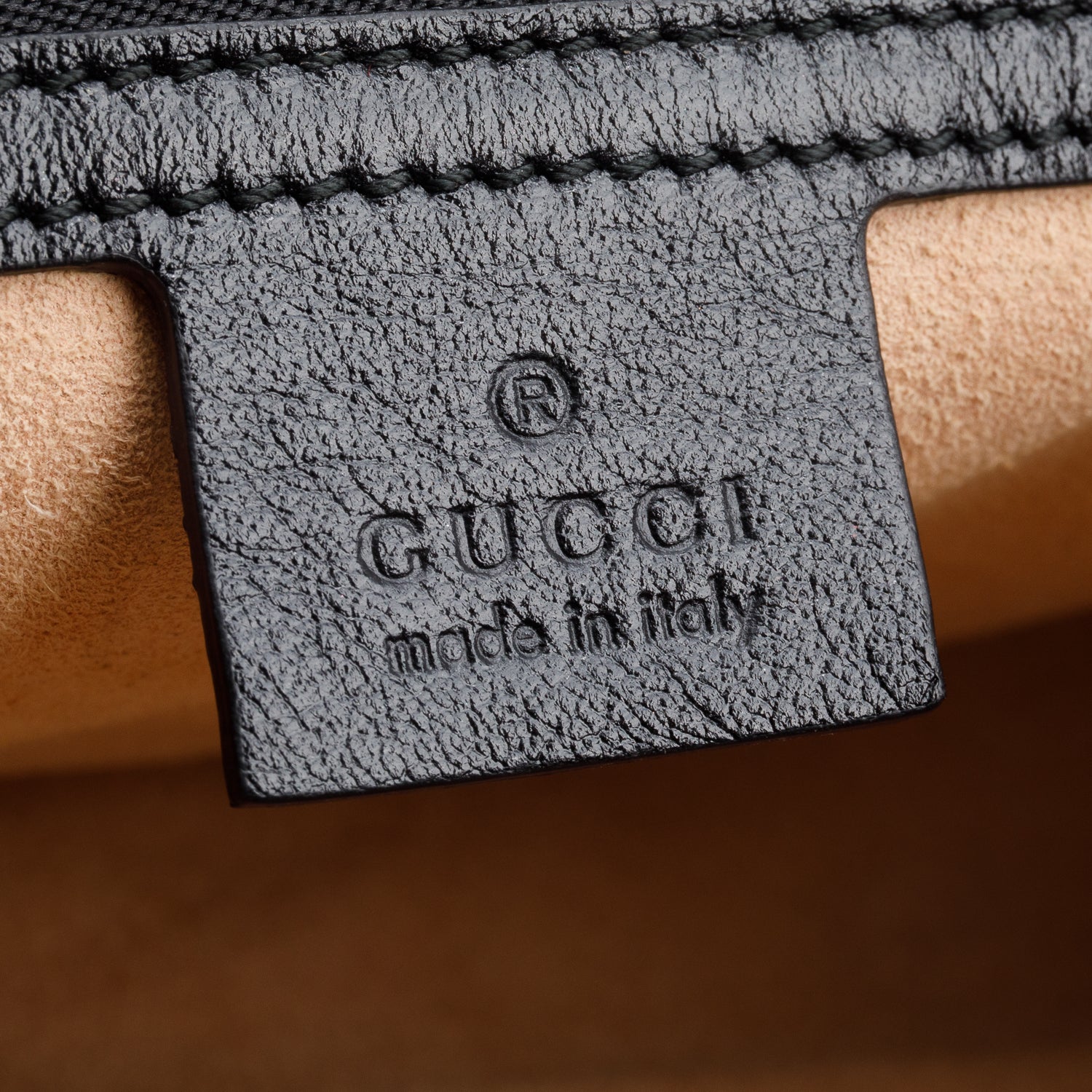 Gucci Brown/Black Trim GG Marmont Matelasse Leather Torchon Small Shoulder Bag