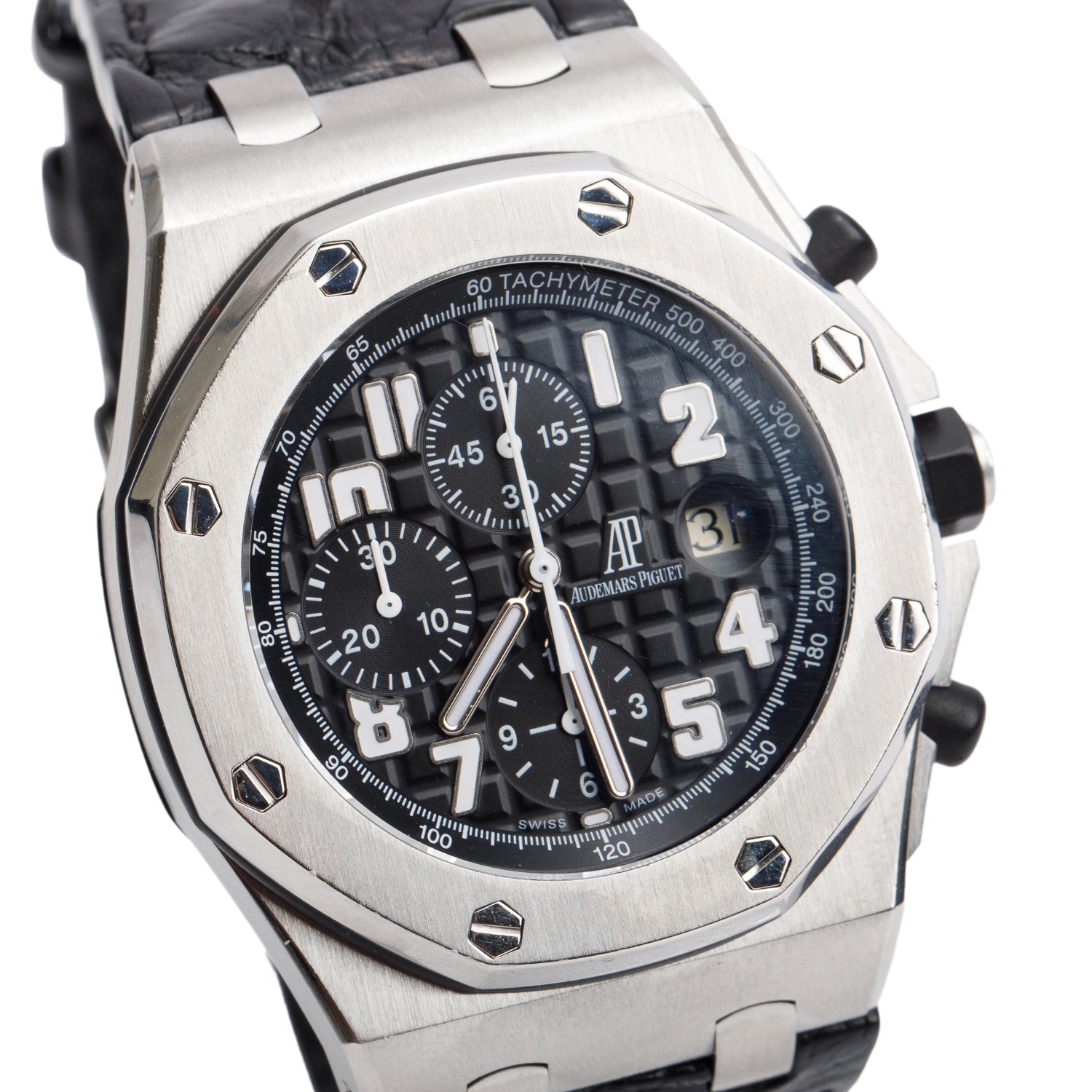 Audemars Piguet Stainless Steel Royal Oak Offshore 42 MM Chronograph Watch w/ Box & Papers