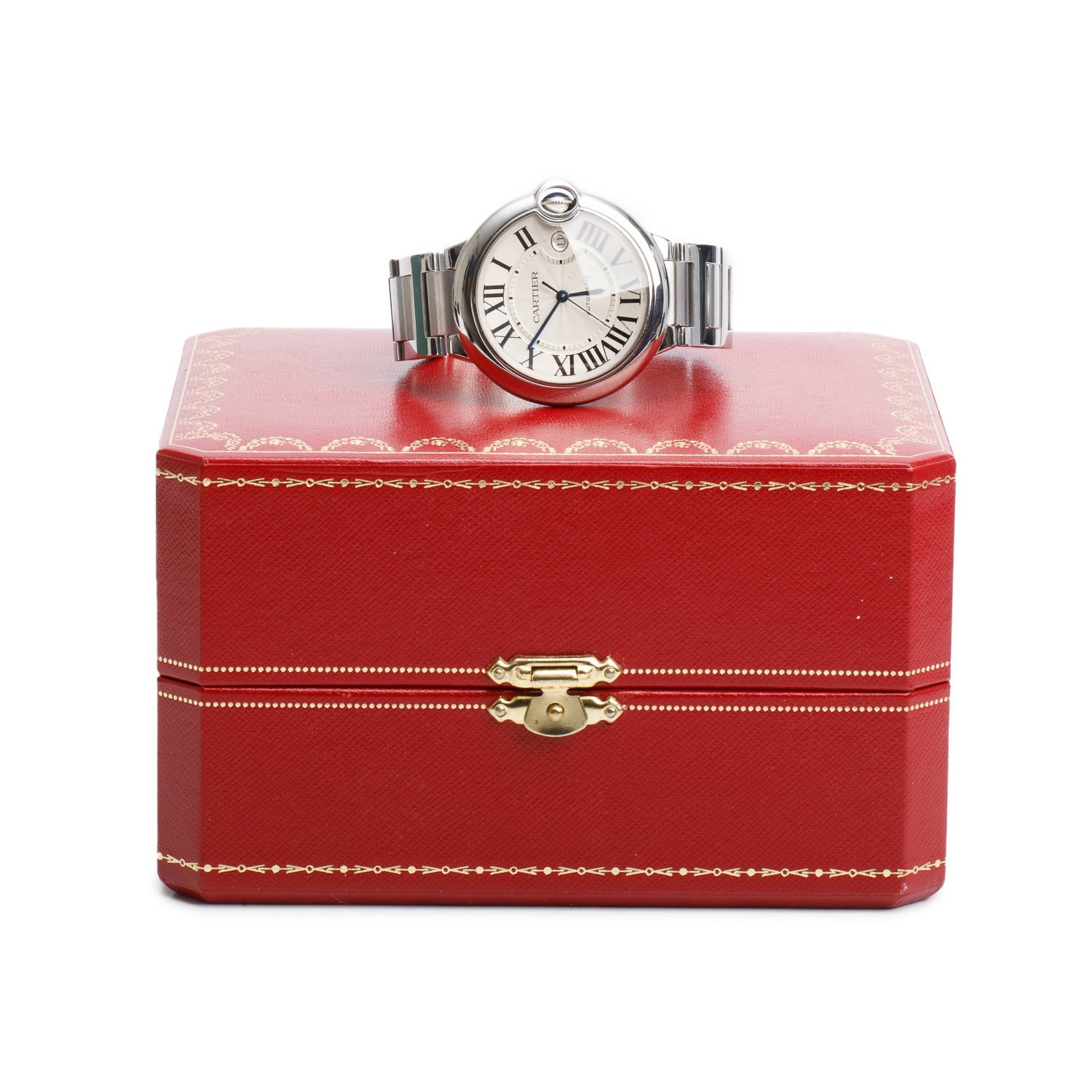 Cartier Stainless Steel Ballon Bleu de Cartier 42 MM Automatic Watch 3001 w/ Box