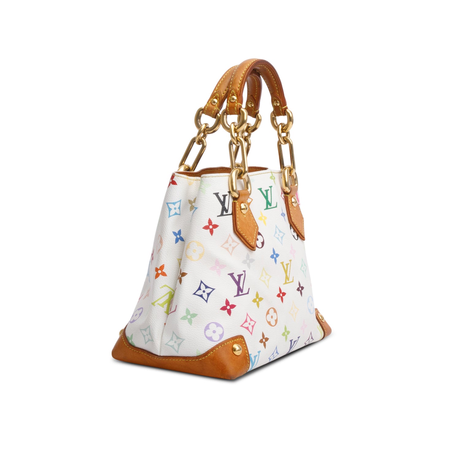 Louis Vuitton White Multicolore Audra Bag