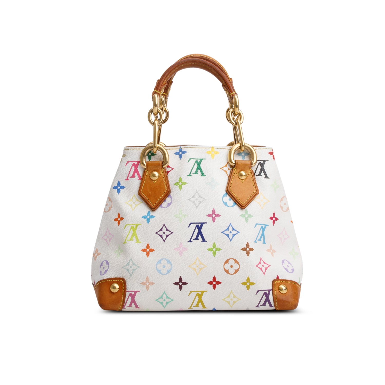Louis Vuitton White Multicolore Audra Bag