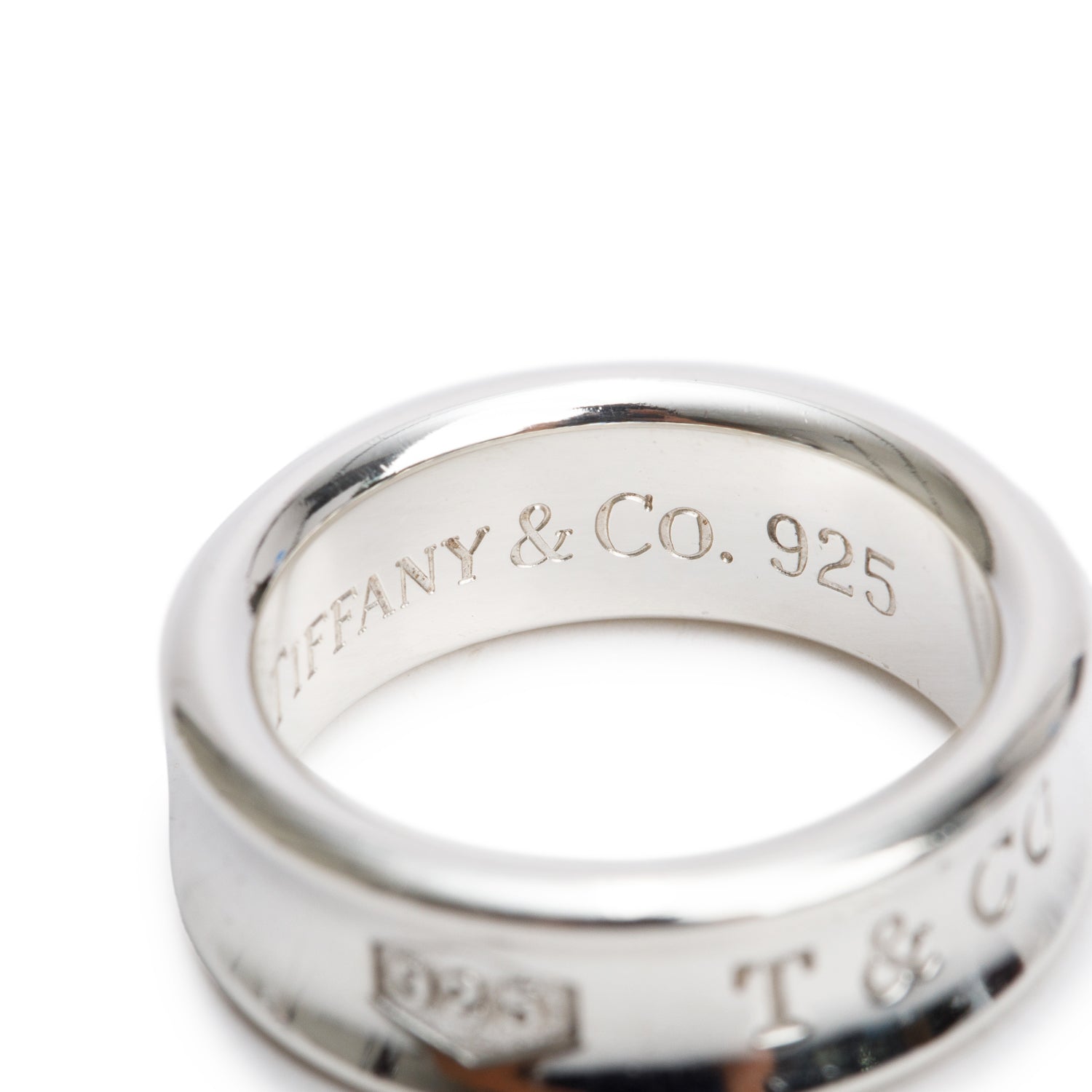 Tiffany & Co. Sterling Silver 1837 Ring, Size 7