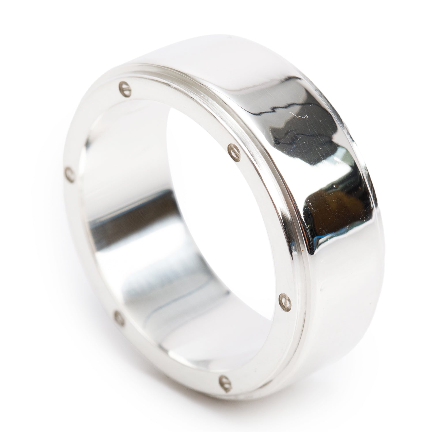 Tiffany & Co. Sterling Silver Metropolis Band Ring, Size 10.5