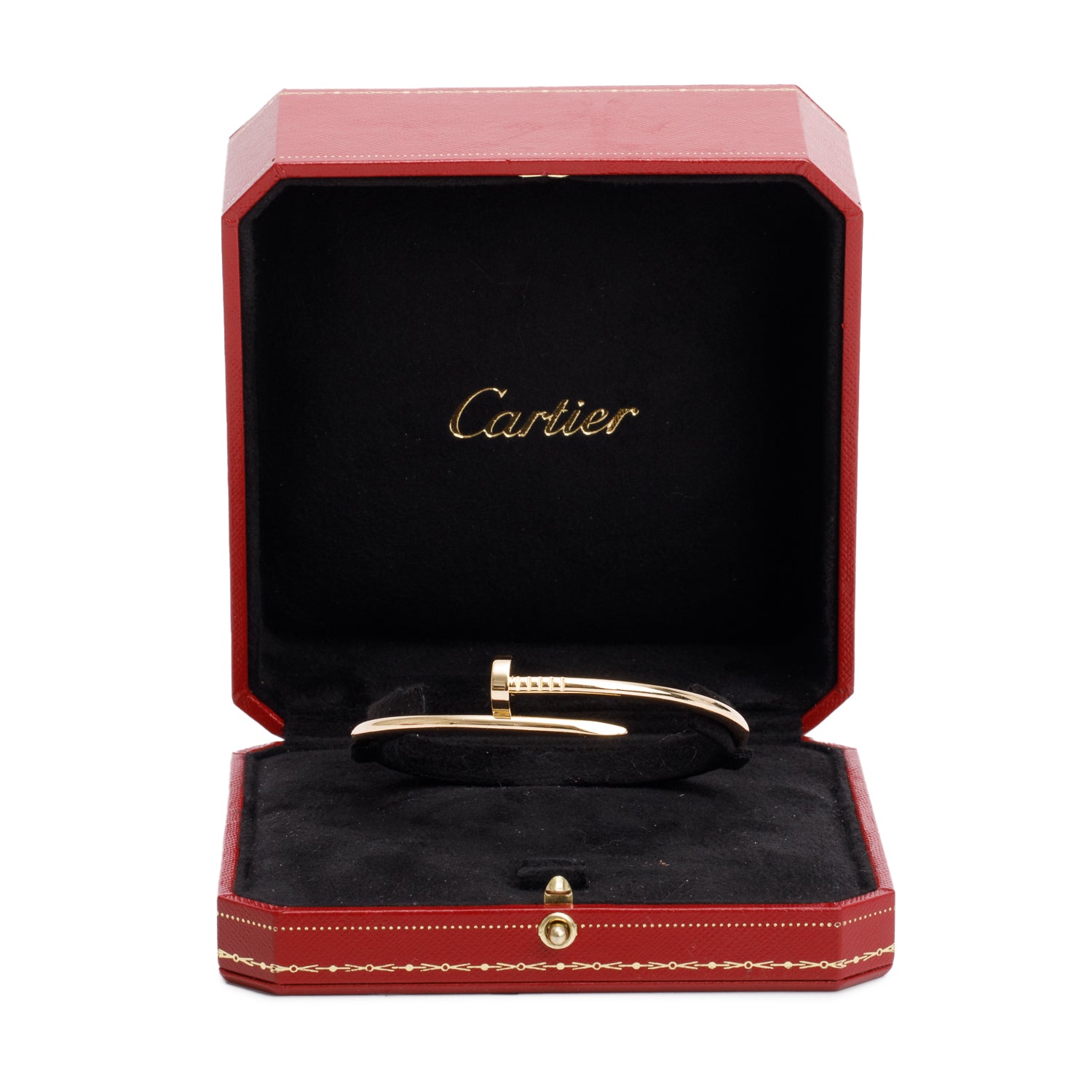 Cartier 18k Yellow Gold Juste Un Clou Bracelet, Size 19 w/ Box