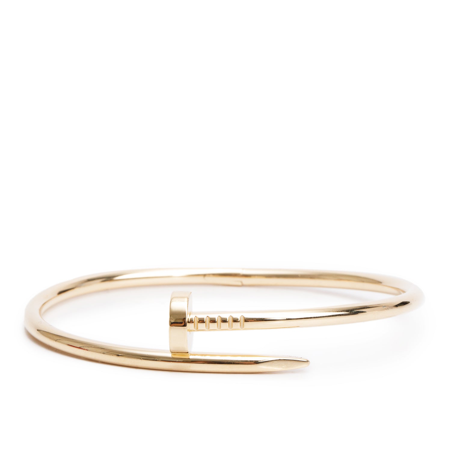 Cartier 18k Yellow Gold Juste Un Clou Bracelet, Size 19 w/ Box
