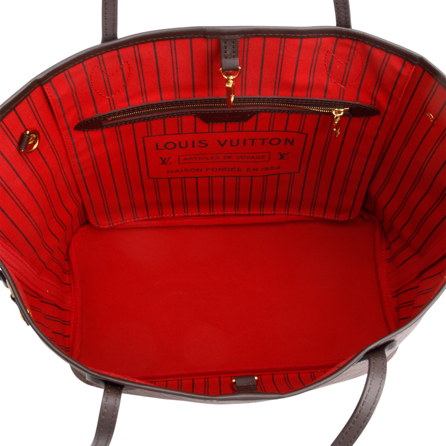 Louis Vuitton Damier Ebene Neverfull MM w/ Pouch