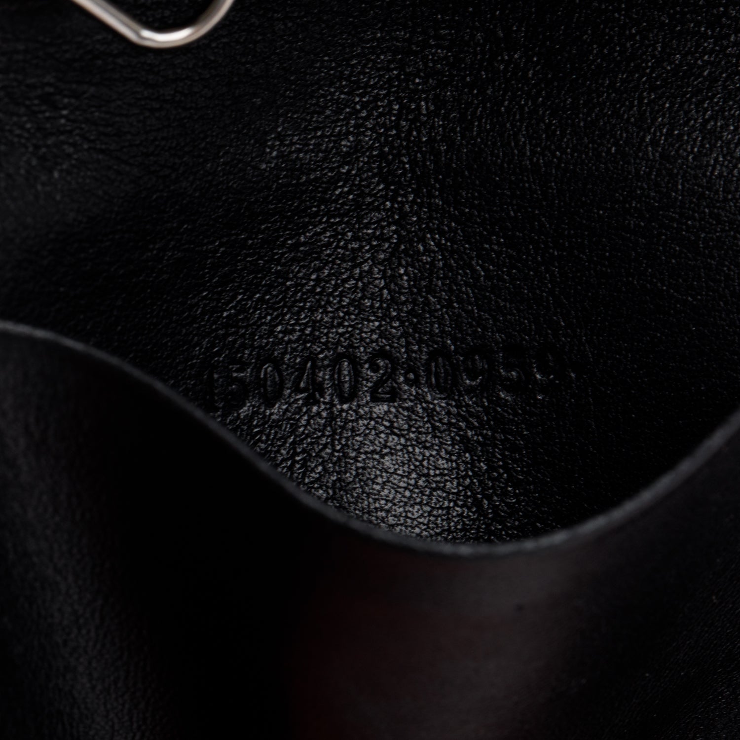 Gucci Black Microguccissima Leather Key Holder