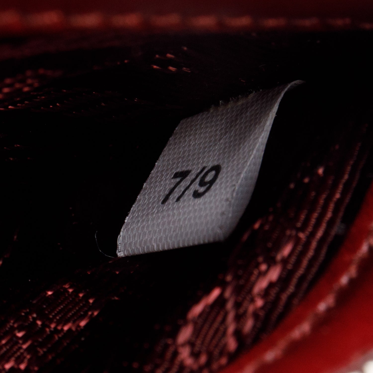 Prada Burgundy Soft Calf Impunture Diagramme Medium Chain Flap Shoulder Bag