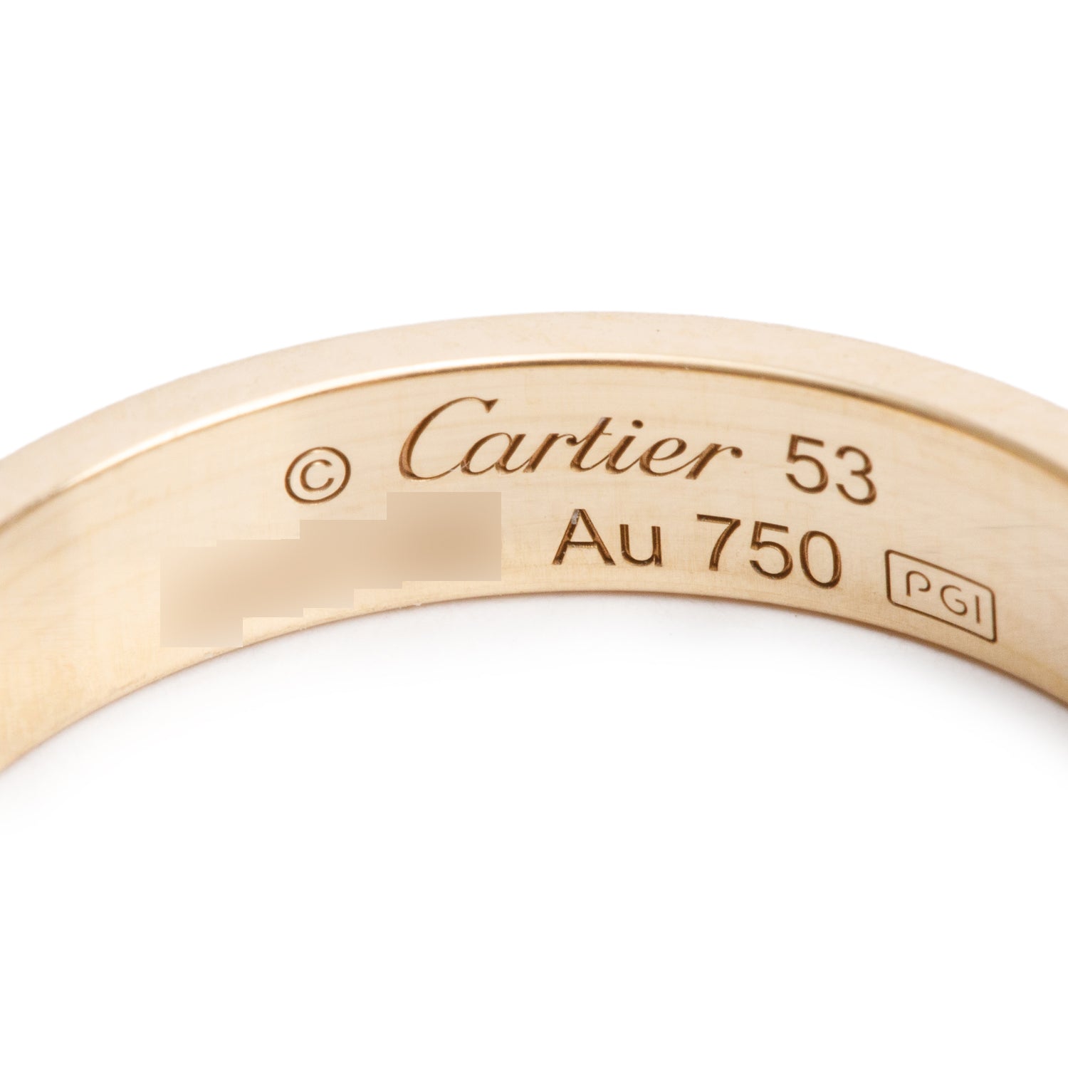 Cartier 2021 18k Yellow Gold 3.6 MM Love Wedding Band Ring, Size 53 6.5 w/ Box & Certificate