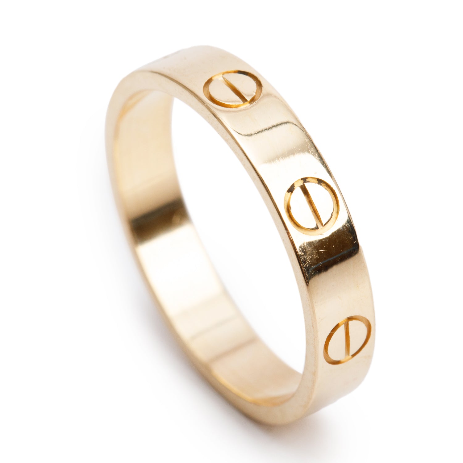 Cartier 2021 18k Yellow Gold 3.6 MM Love Wedding Band Ring, Size 53 6.5 w/ Box & Certificate