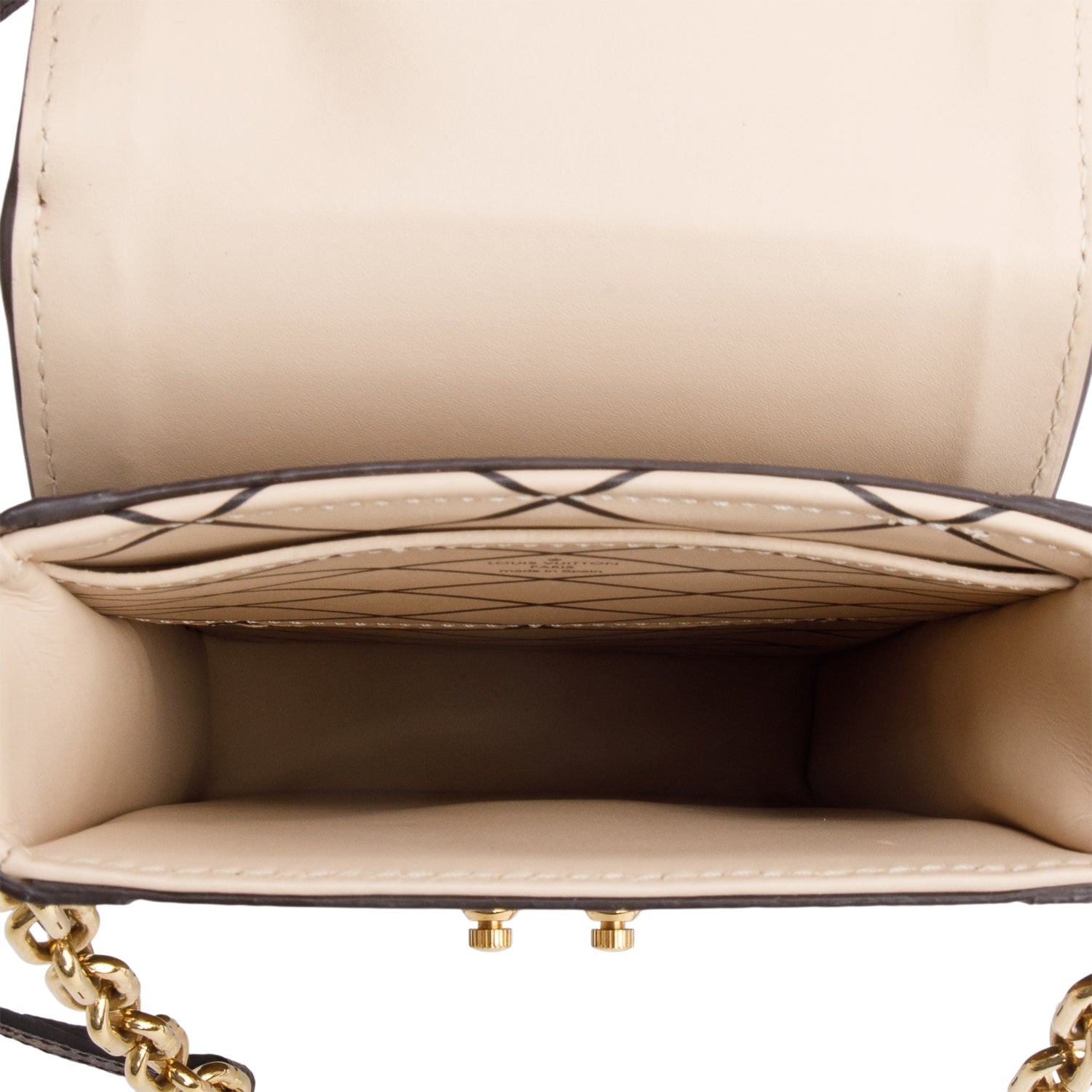 Louis Vuitton Monogram Reverse Pochette Trunk Verticale w/ Strap