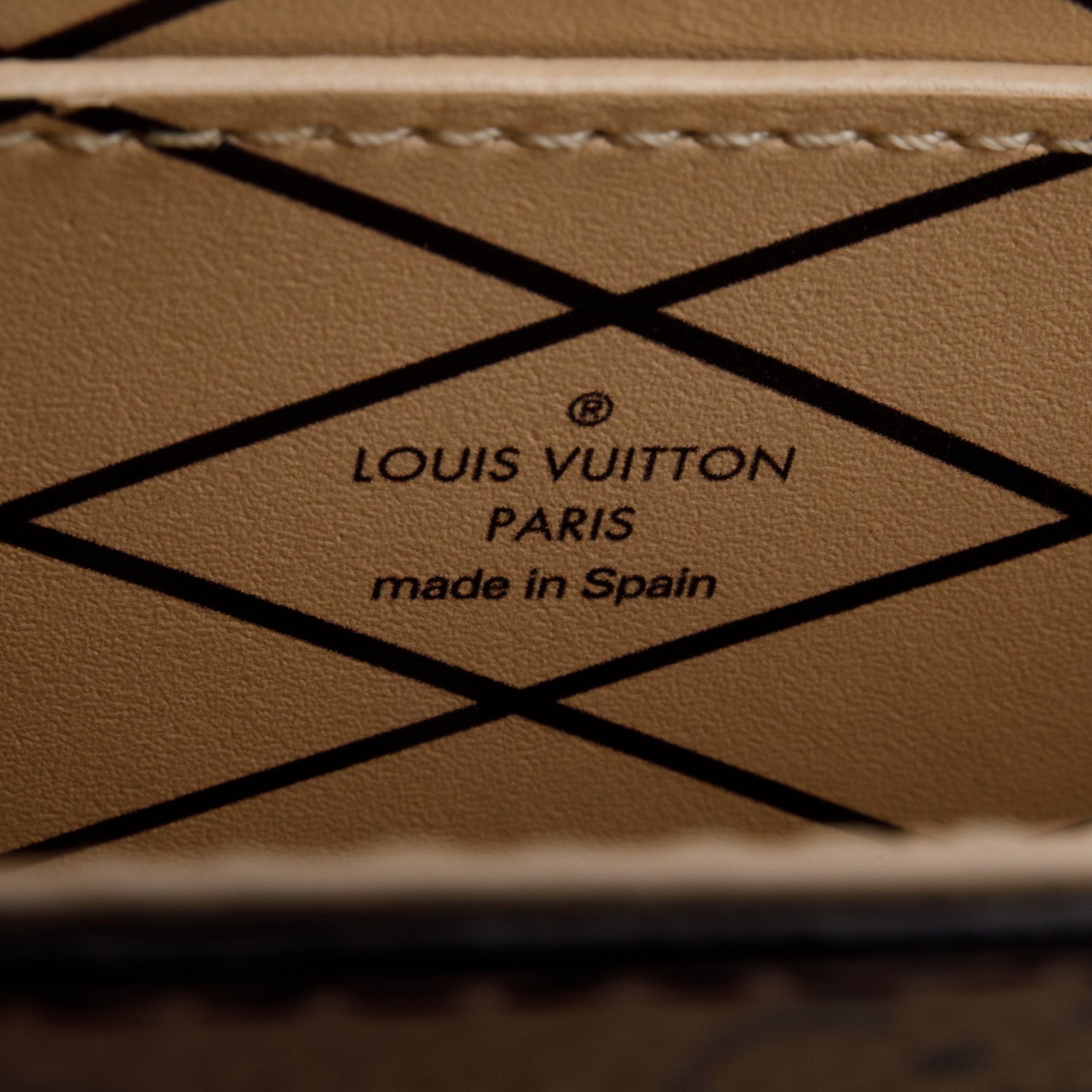 Louis Vuitton Monogram Reverse Pochette Trunk Verticale w/ Strap
