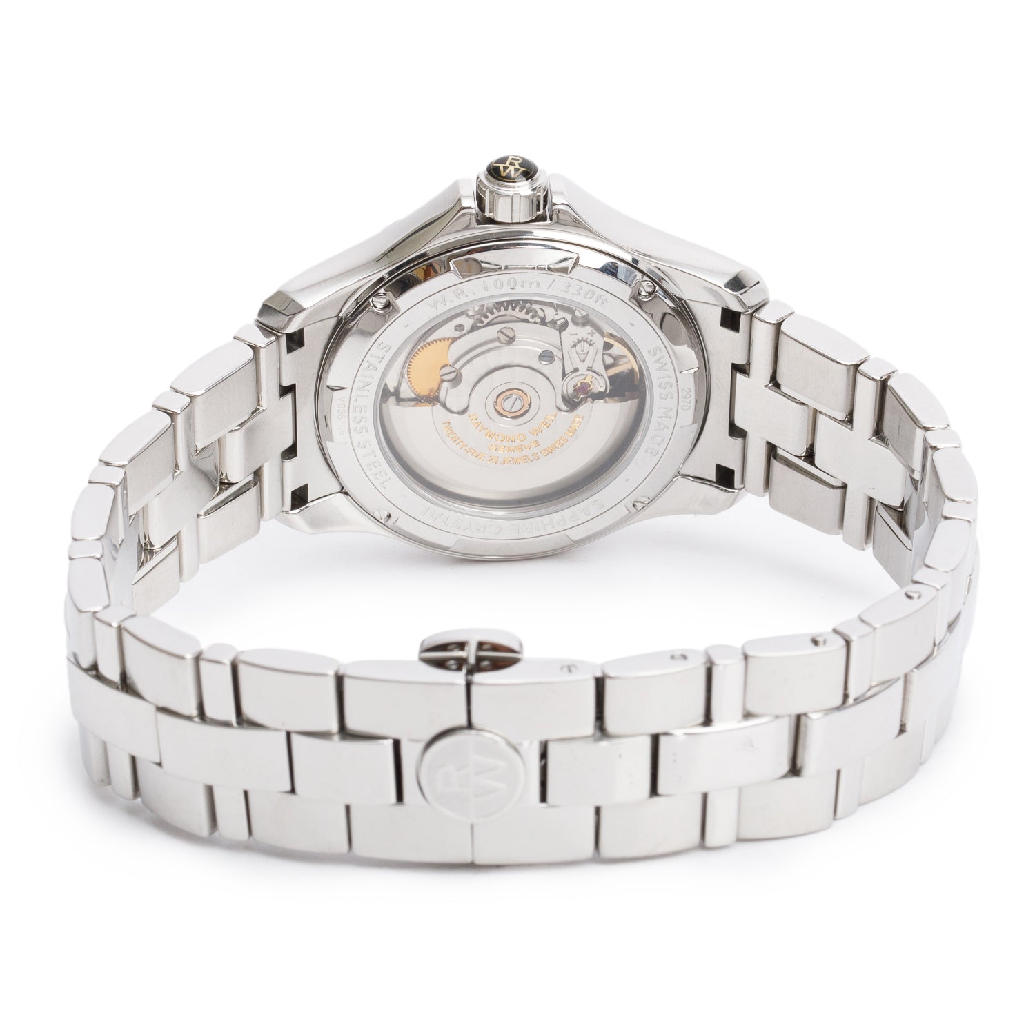 Raymond Weil Stainless Steel Parsifal 39 MM Automatic Watch 2970 w/ Box