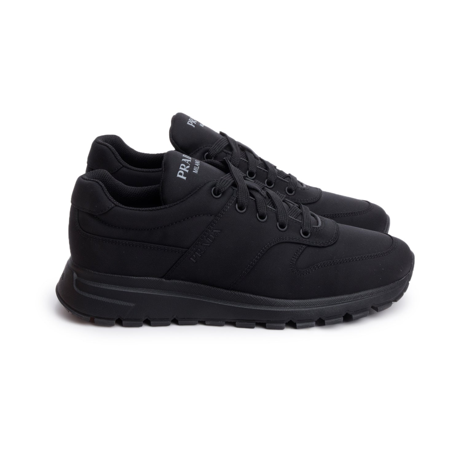 Prada Black Re-Nylon Prax 01 Sneakers, Men's Size 6 w/ Box