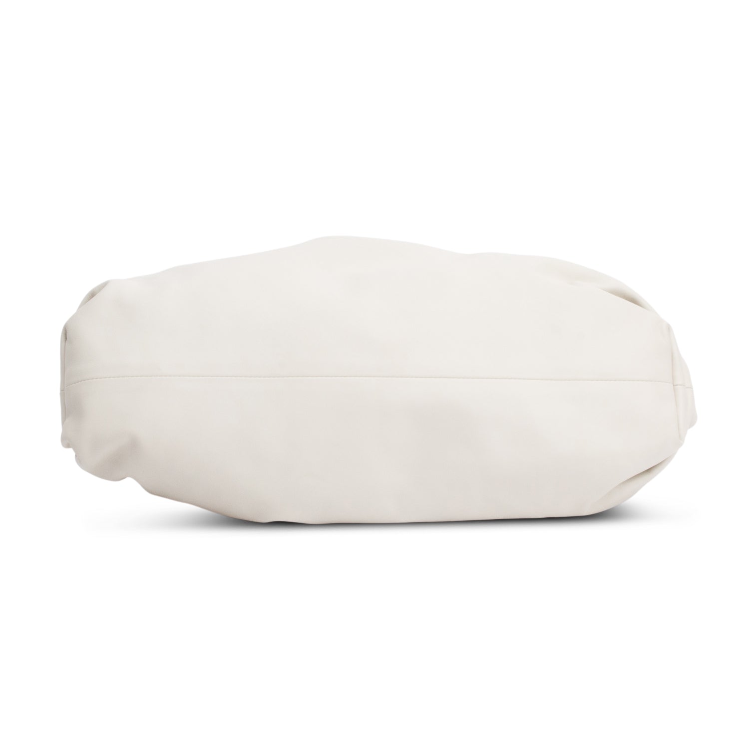 Bottega Veneta White Calfskin Leather The Classic Large Pouch