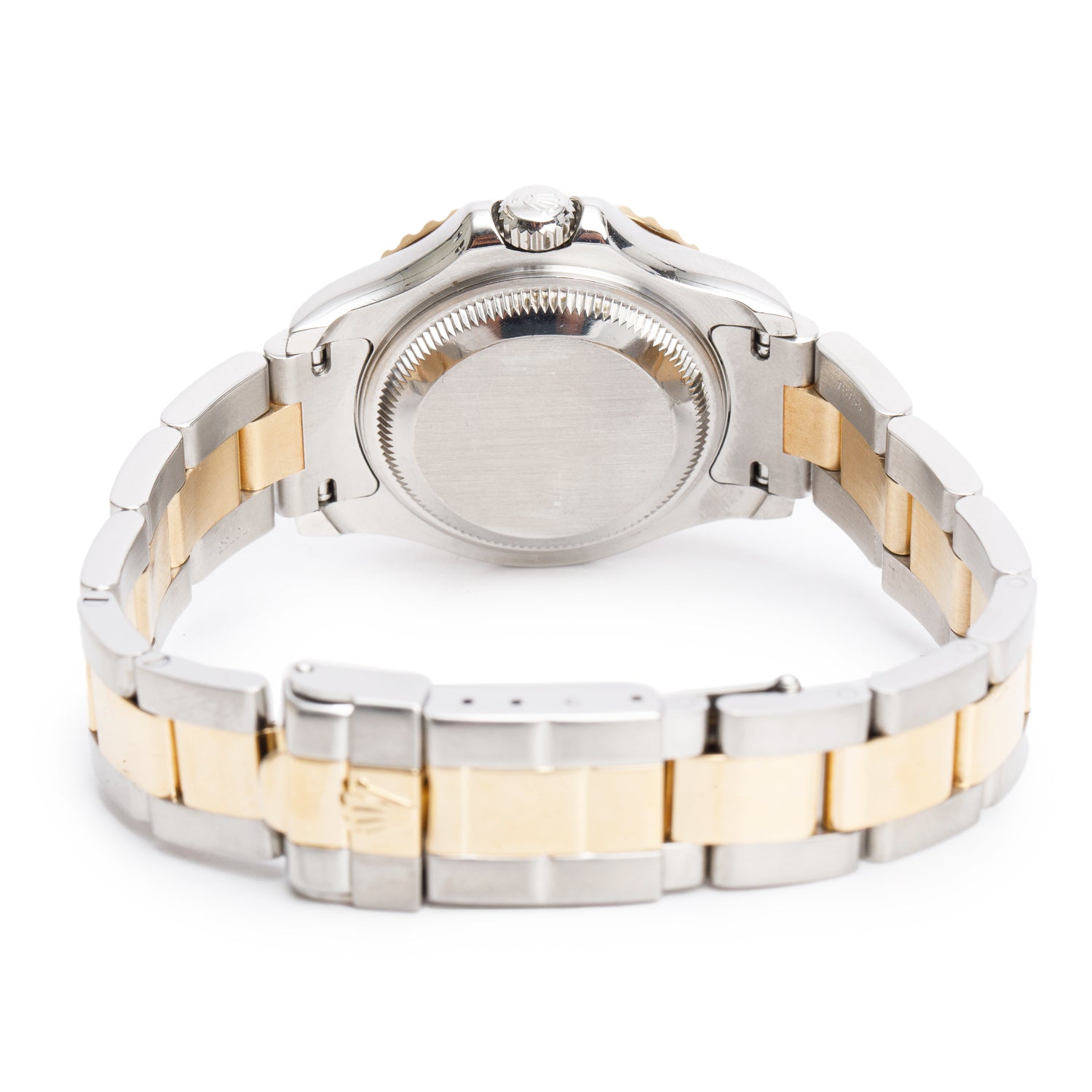 Rolex Stainless Steel & 18k Yellow Gold Ladies Yacht-Master Date 29 MM Silver Dial Automatic Watch 69623 w/ Box & Papers